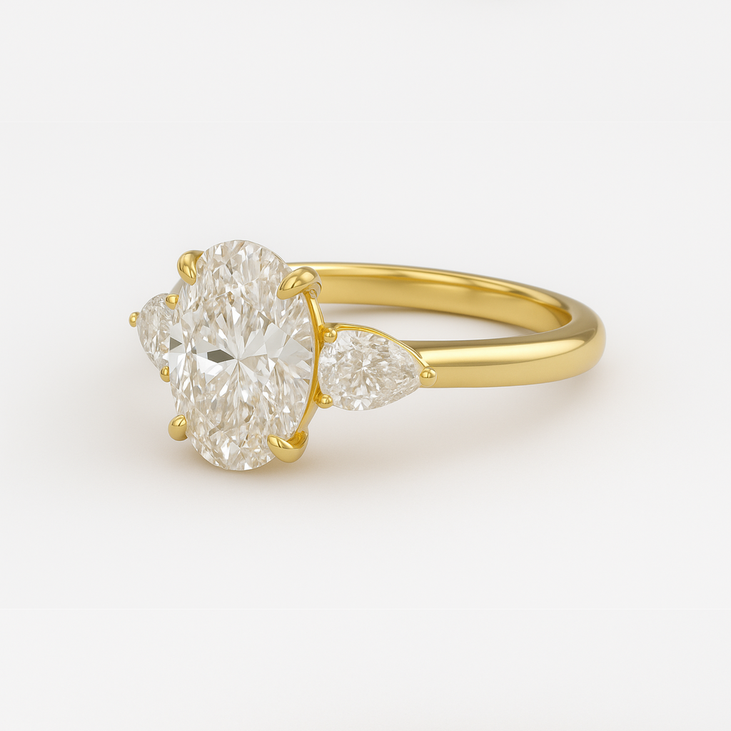 ELARA | Anillo trilogía oval