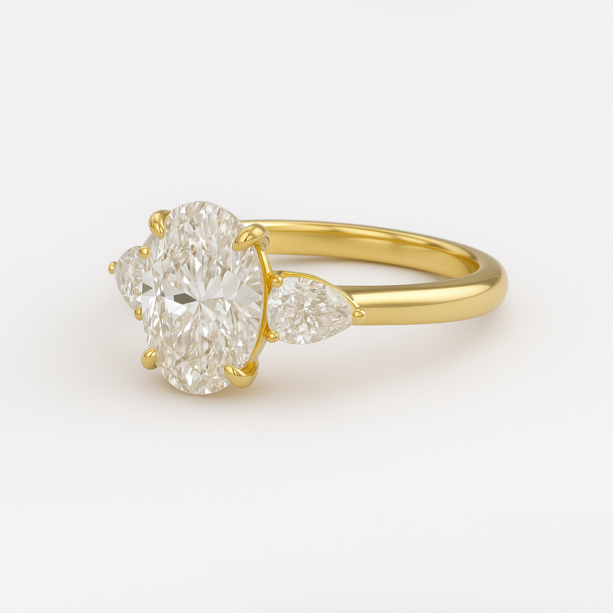 ELARA | Anillo trilogía oval