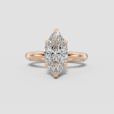 GAIA | Anillo solitario marquesa