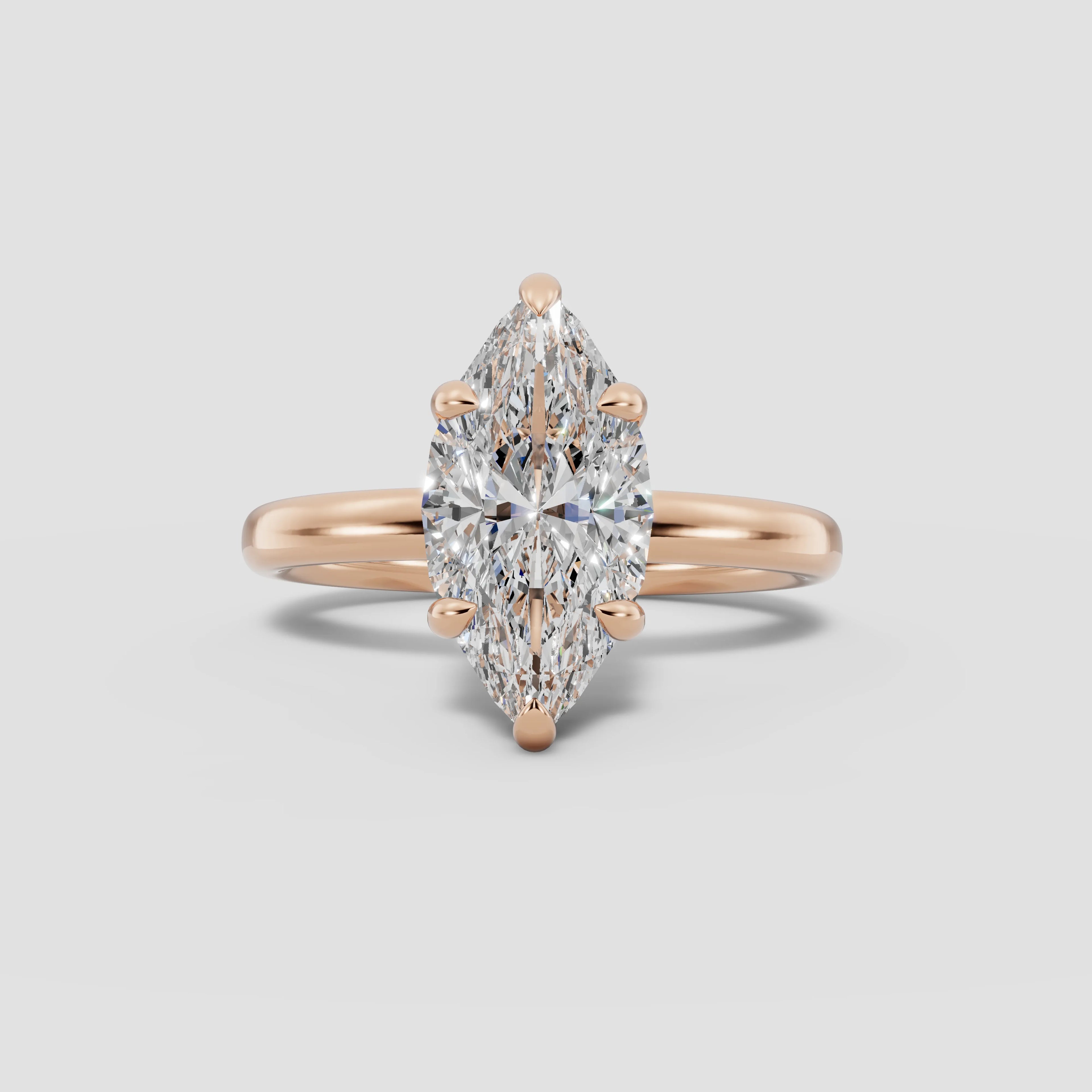 GAIA | Anillo solitario marquesa