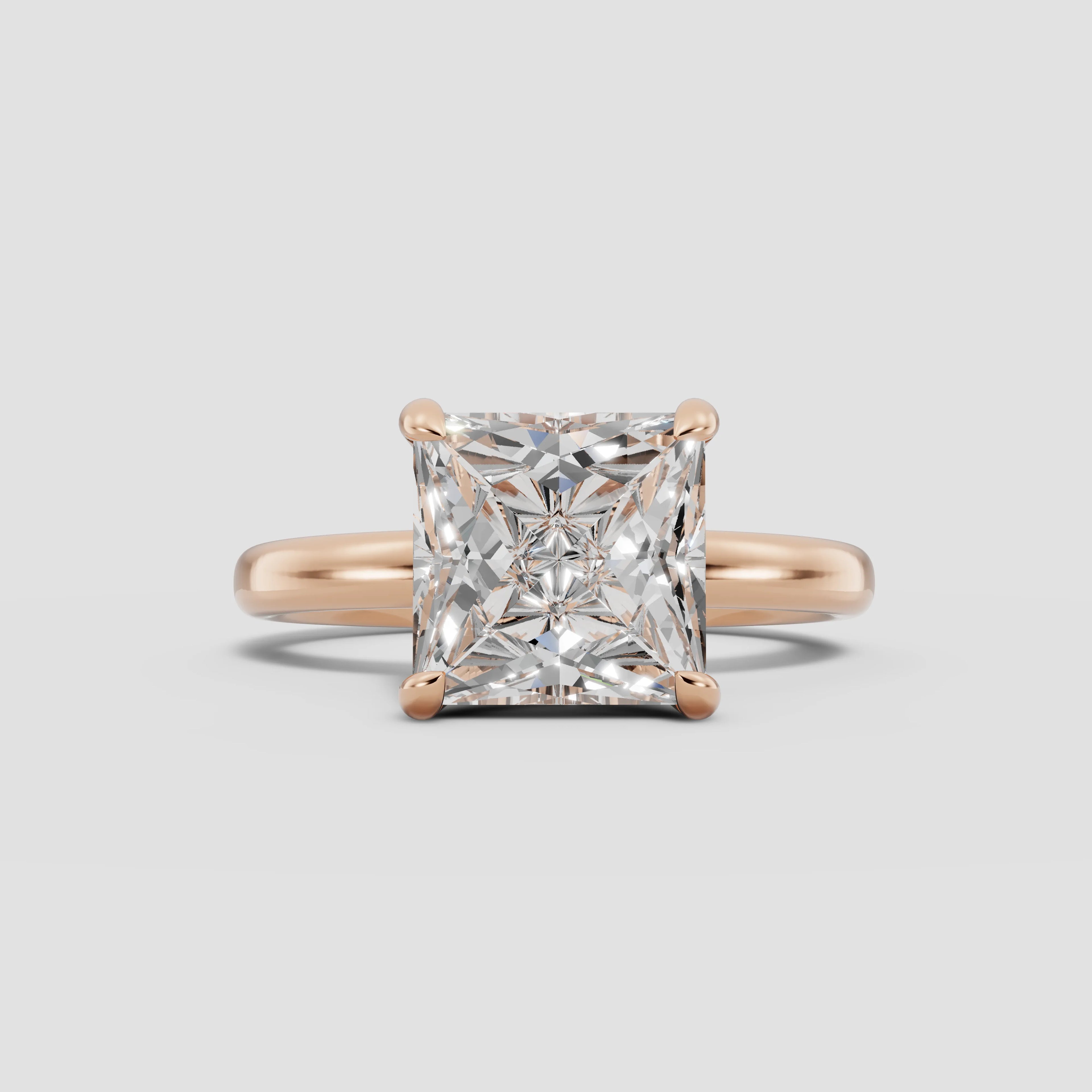 GAIA | Anillo solitario princesa