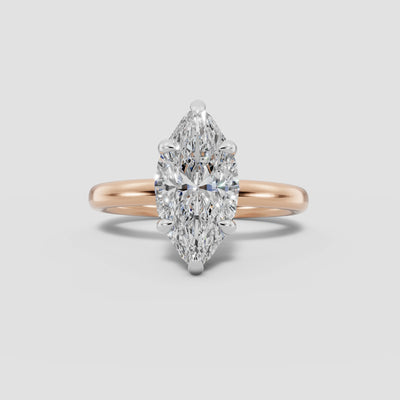 GAIA | Anillo solitario marquesa