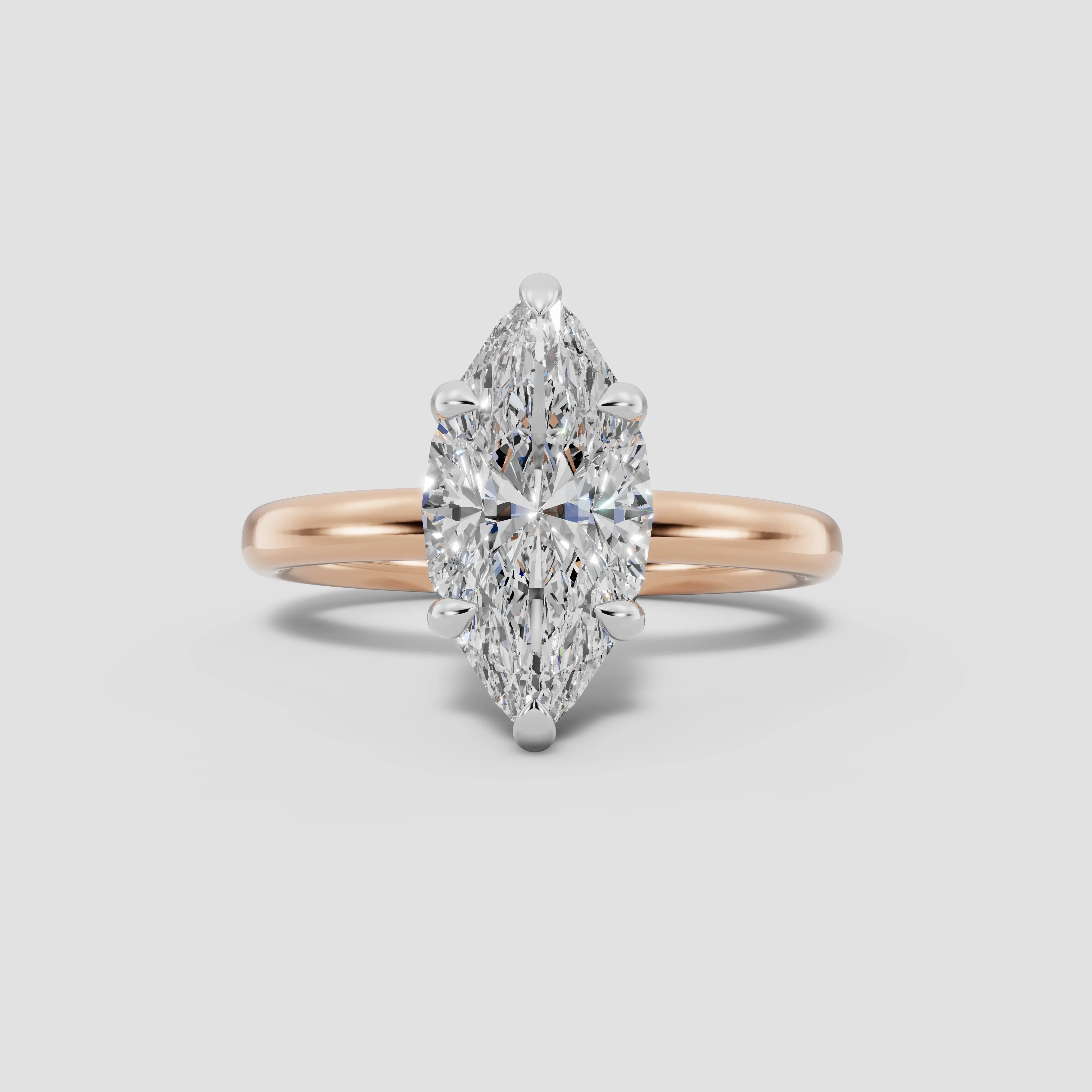 GAIA | Anillo solitario marquesa