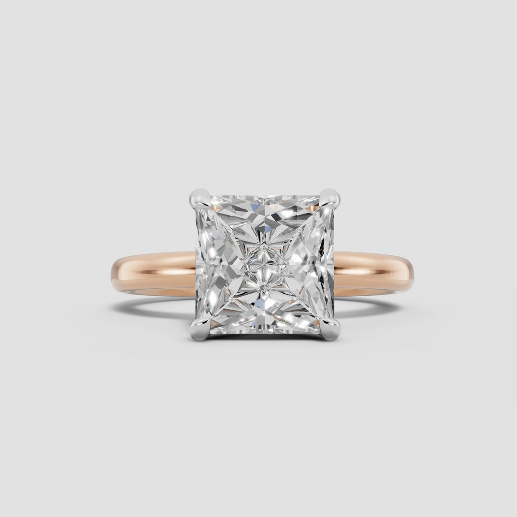 GAIA | Anillo solitario princesa