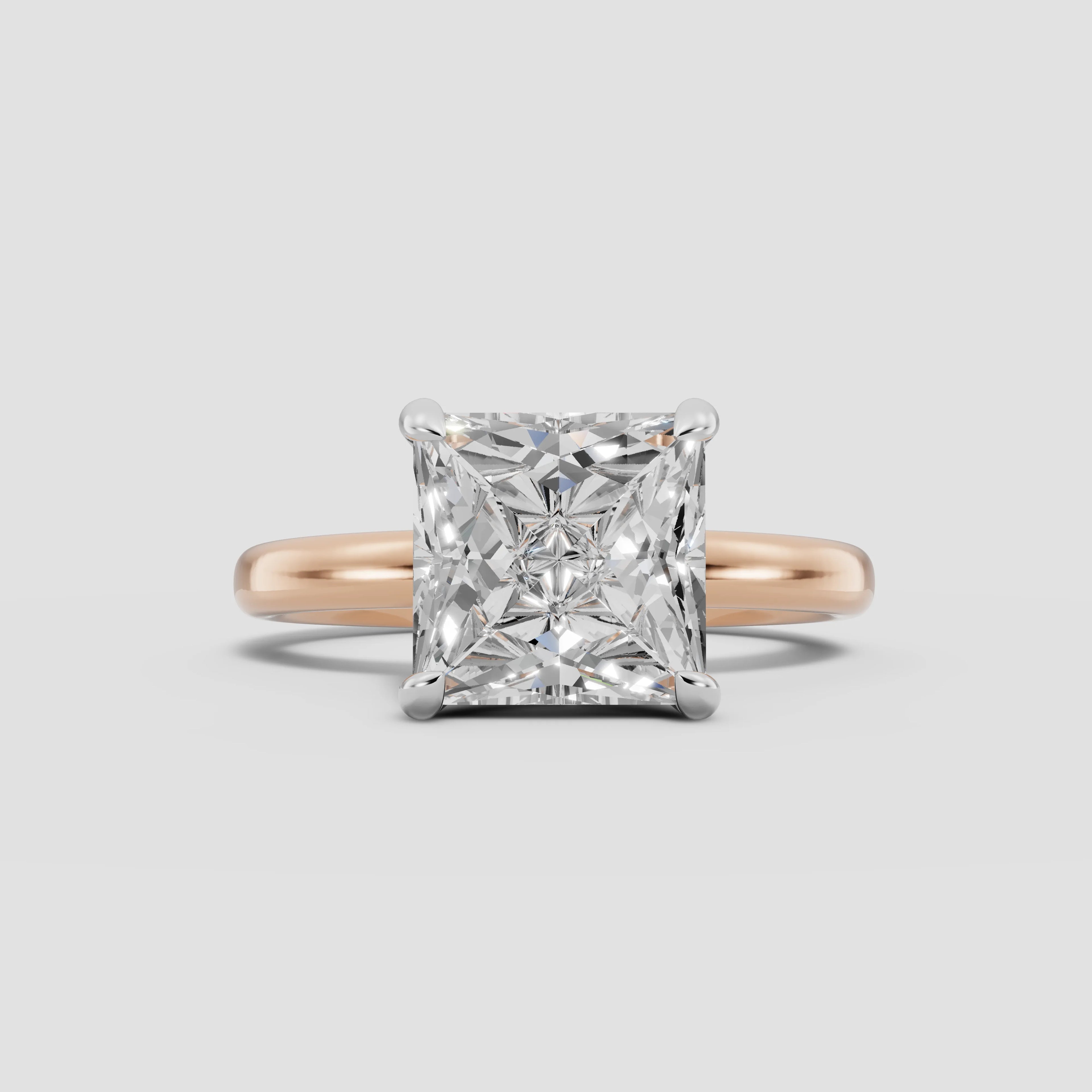 GAIA | Anillo solitario princesa