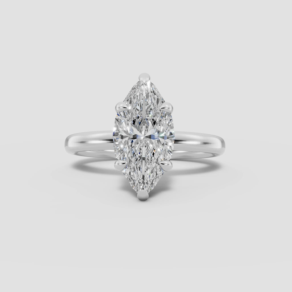 GAIA | Anillo solitario marquesa