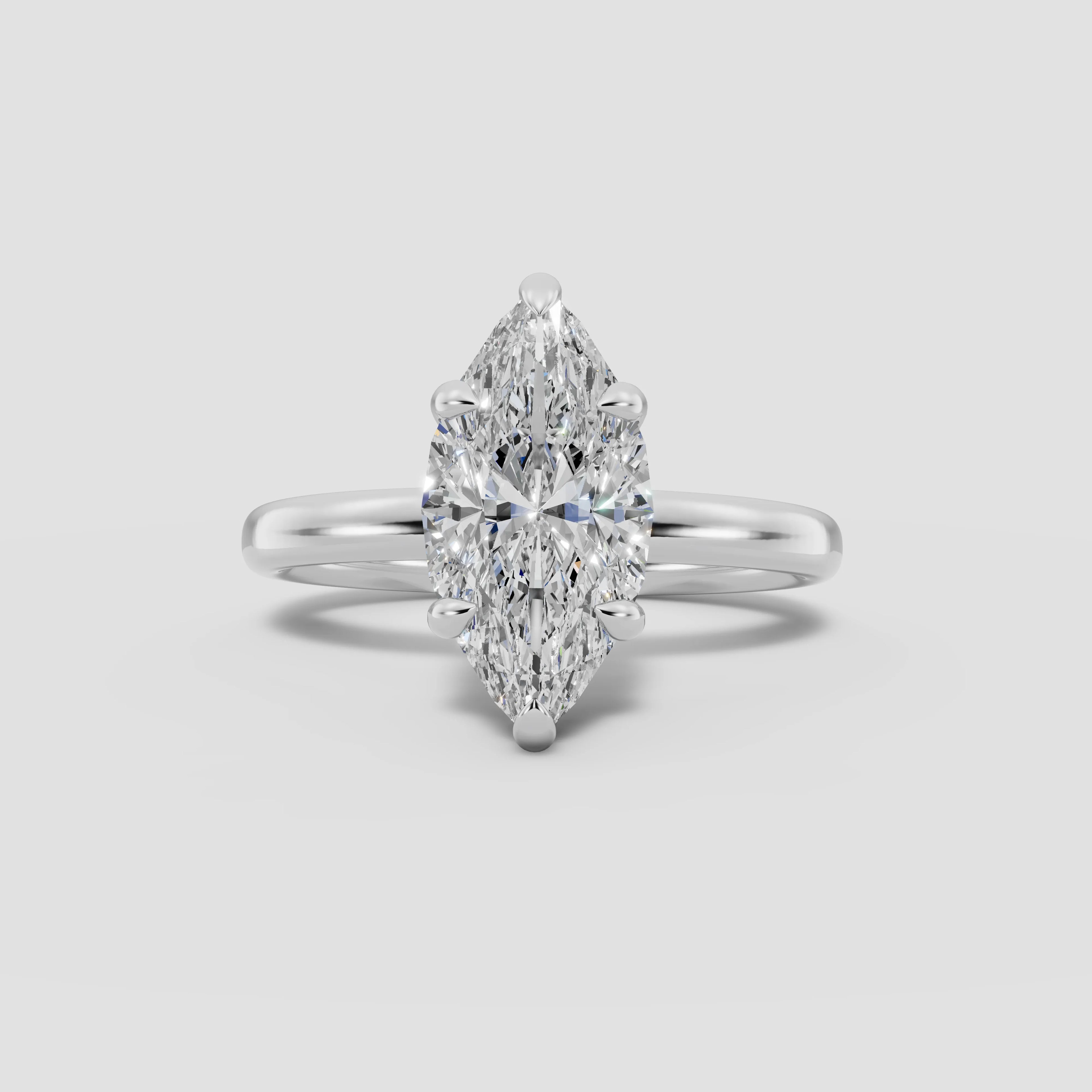 GAIA | Anillo solitario marquesa
