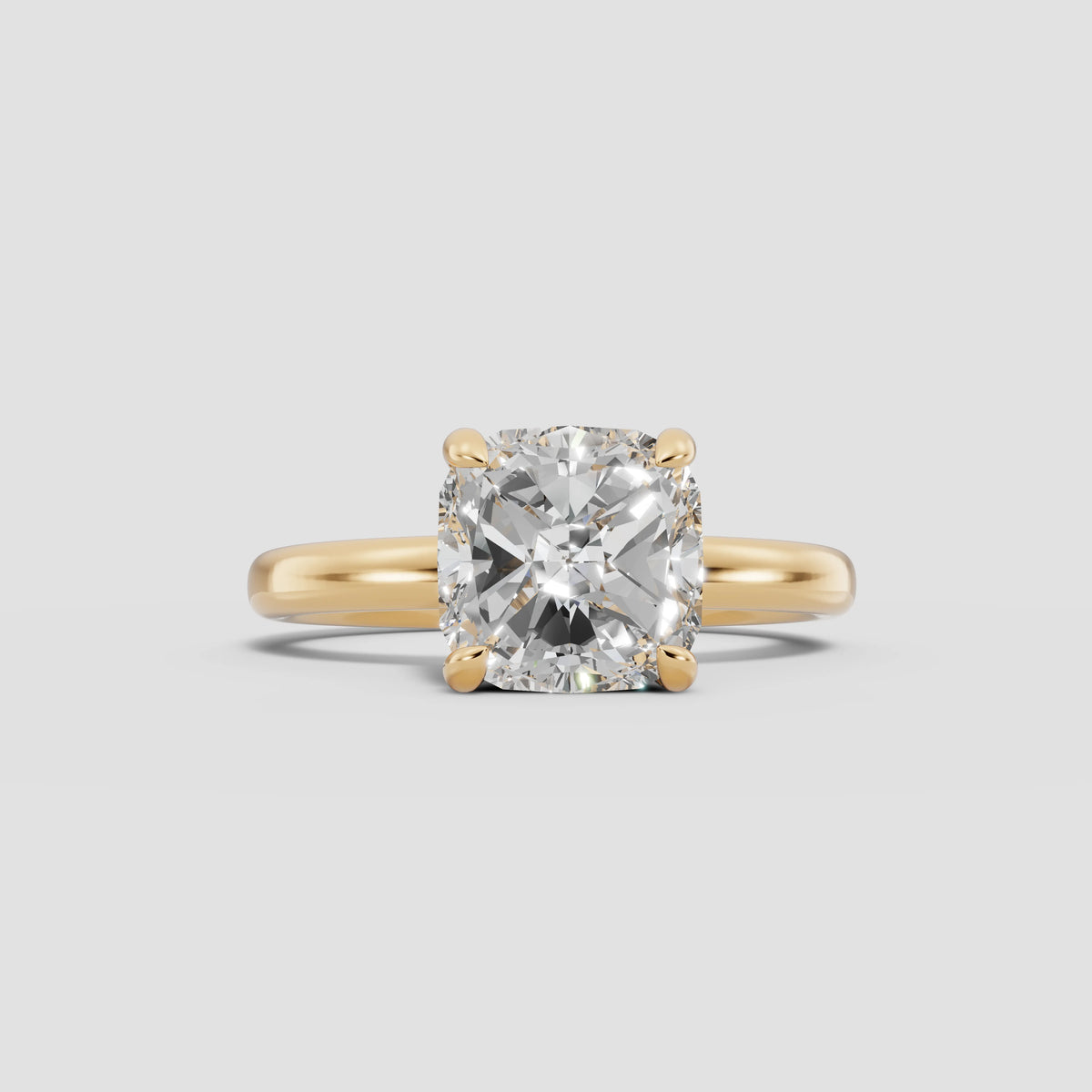 GAIA | Anillo solitario cojín