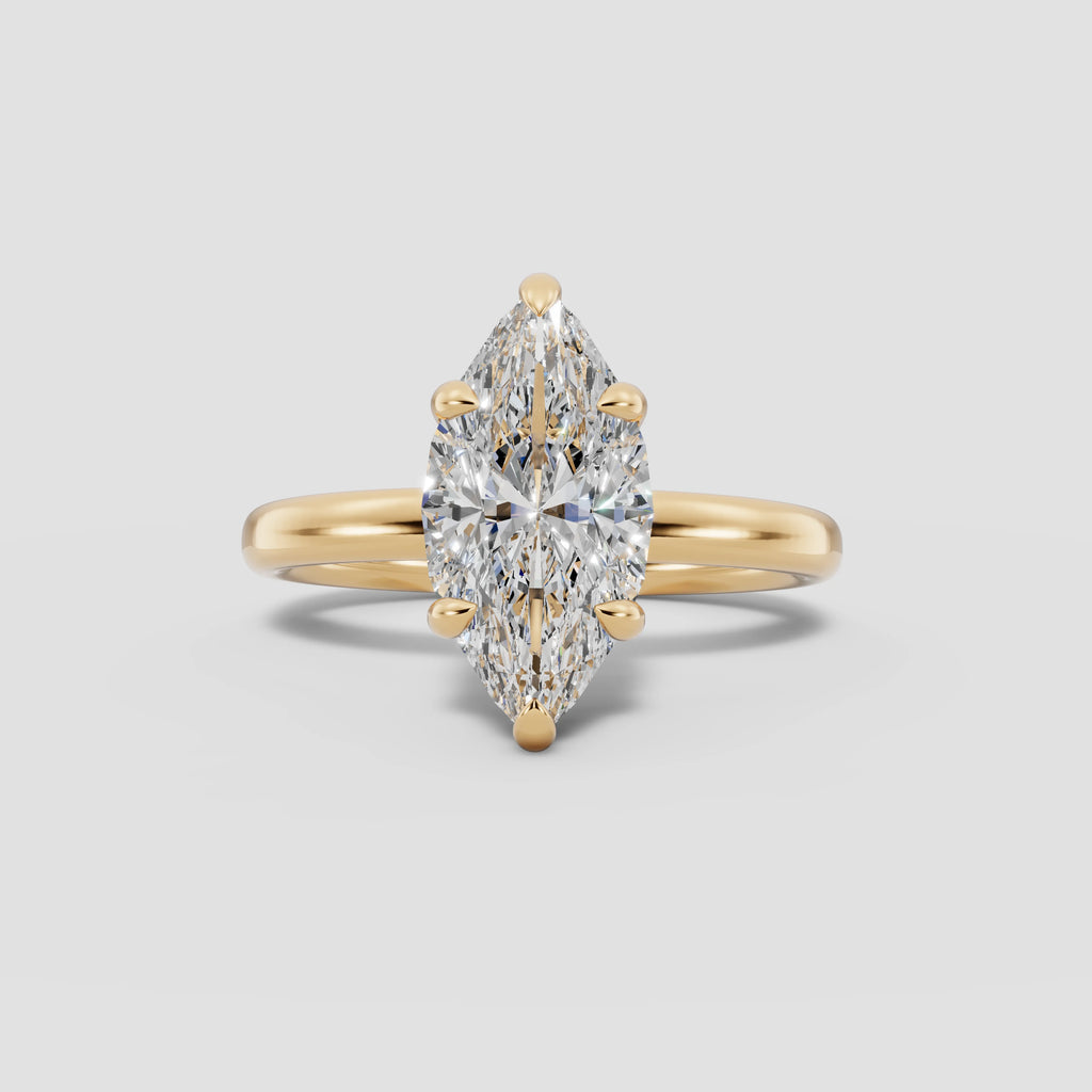 GAIA | Anillo solitario marquesa