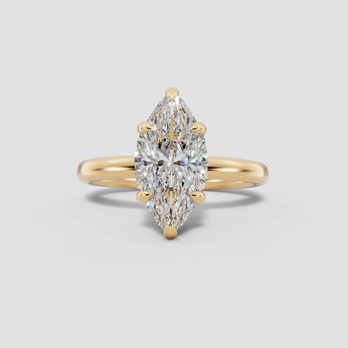 GAIA | Anillo solitario marquesa