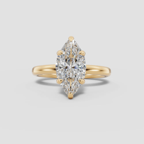 GAIA | Anillo solitario marquesa