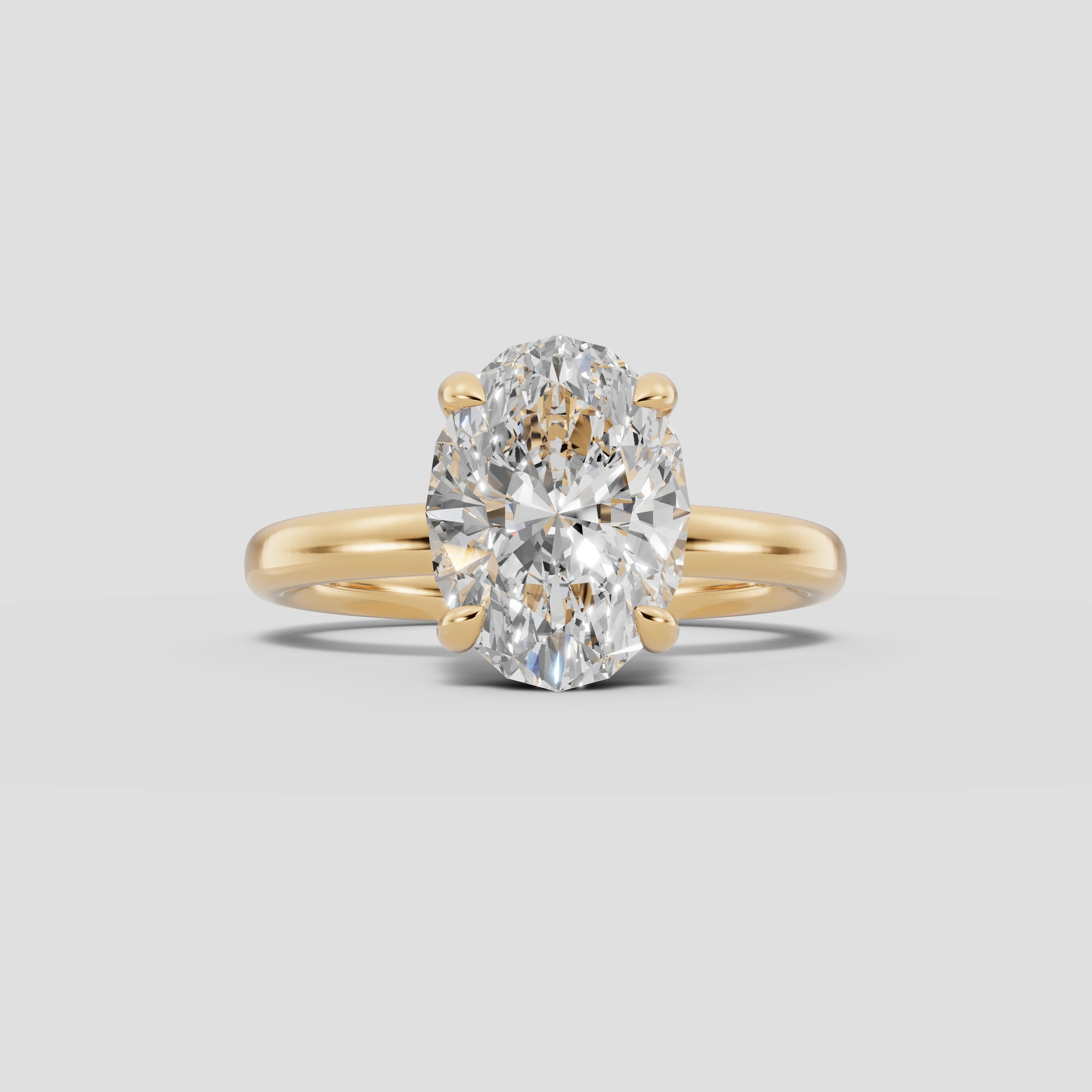 GAIA | Anillo solitario oval