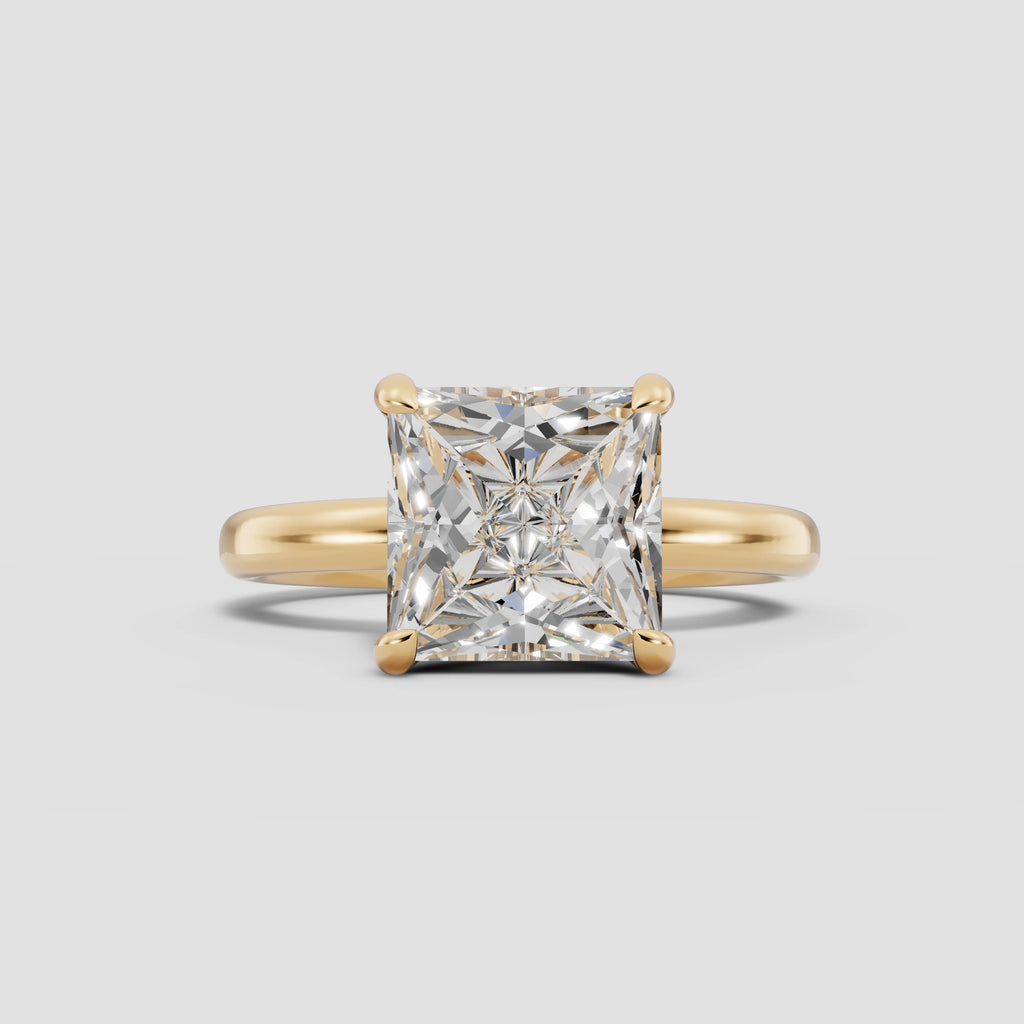 GAIA | Anillo solitario princesa