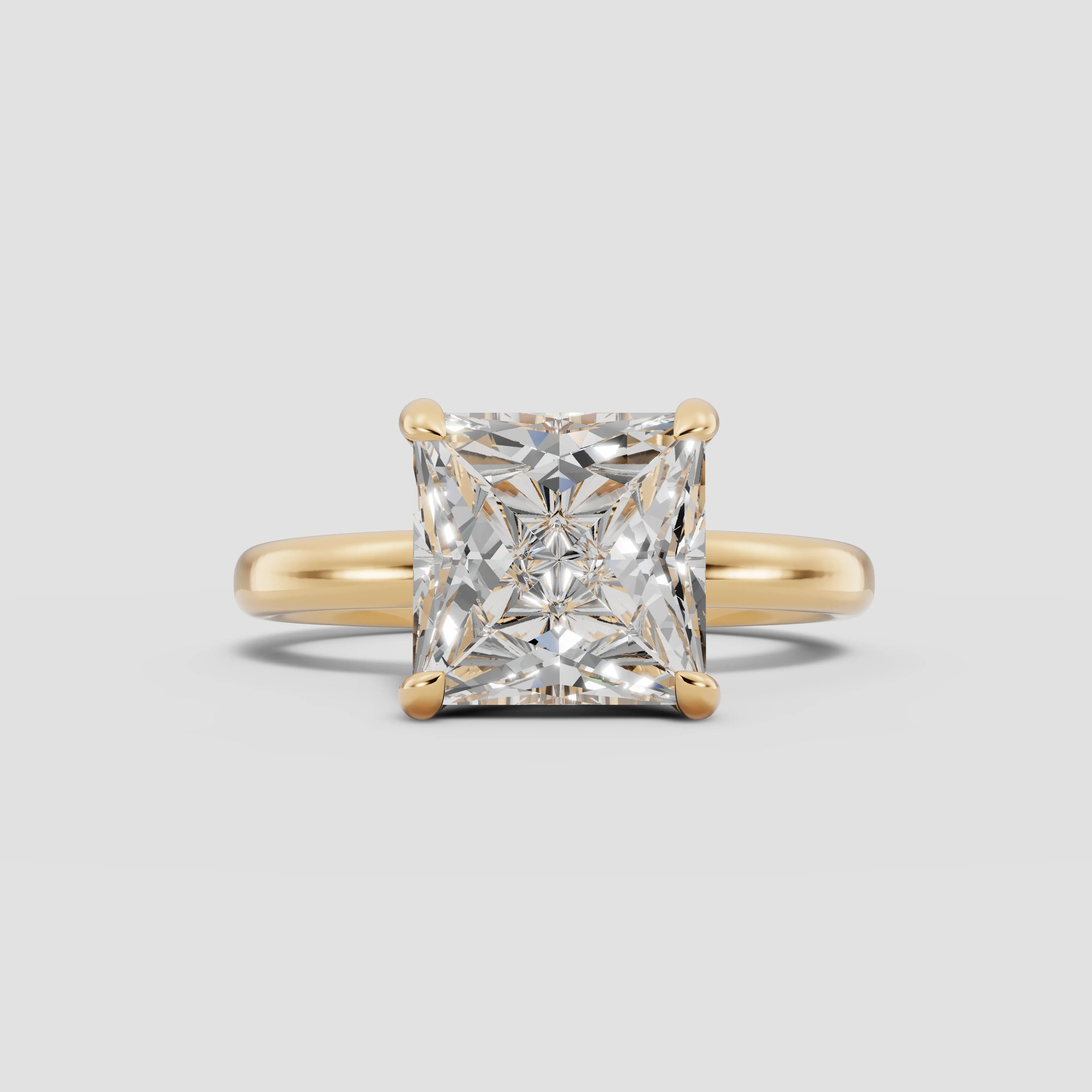 GAIA | Anillo solitario princesa