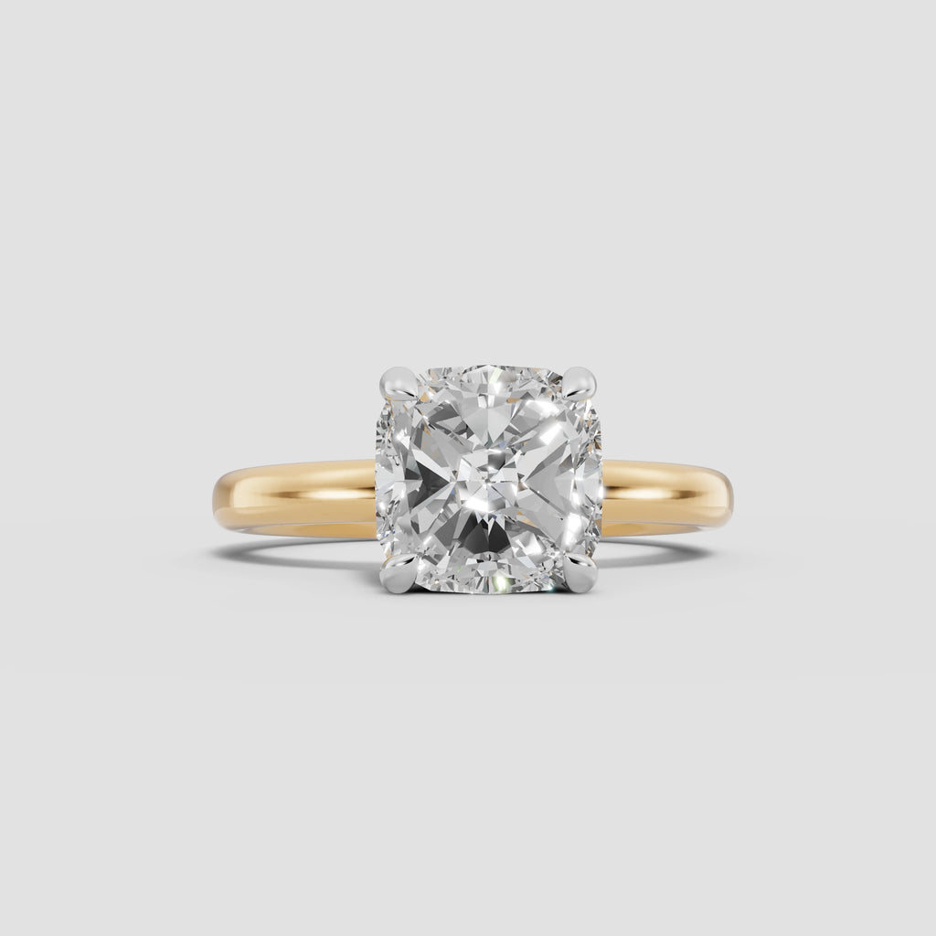 GAIA | Anillo solitario cojín