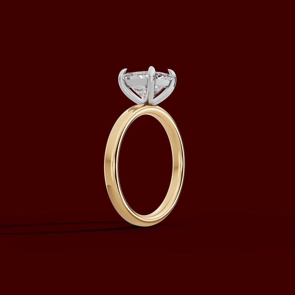 GAIA | Anillo solitario cojín