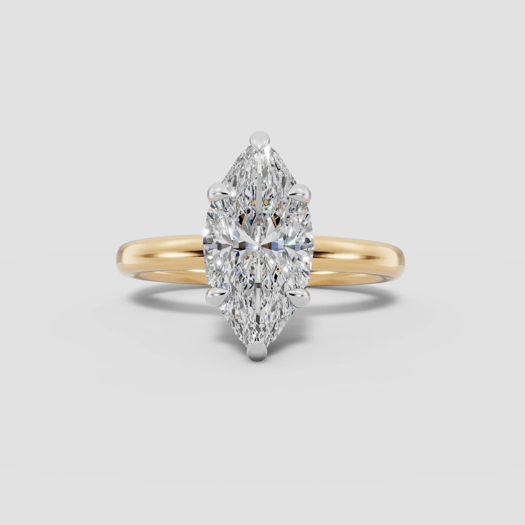 GAIA | Anillo solitario marquesa