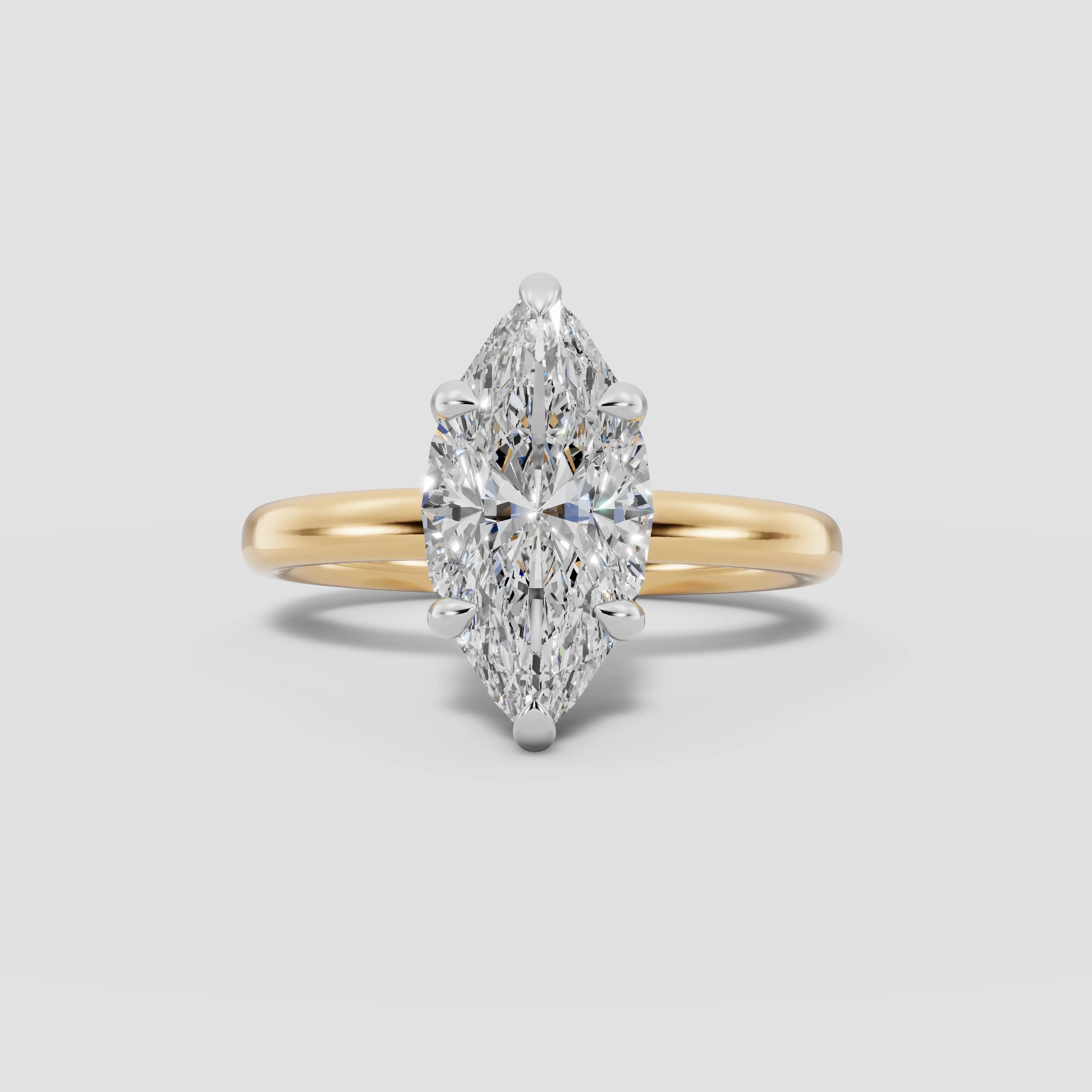 GAIA | Anillo solitario marquesa