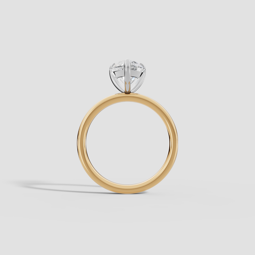 GAIA | Anillo solitario pera