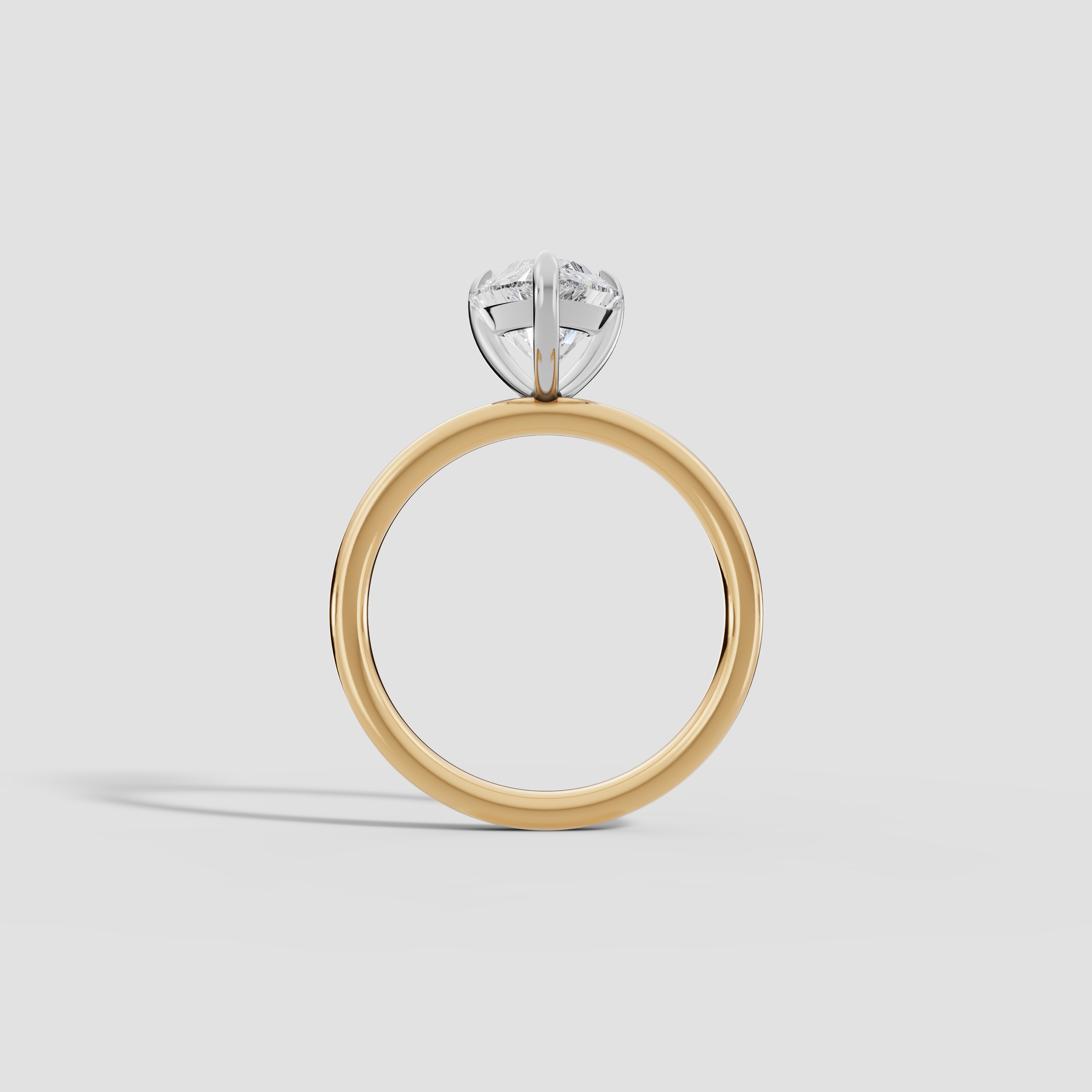 GAIA | Anillo solitario pera