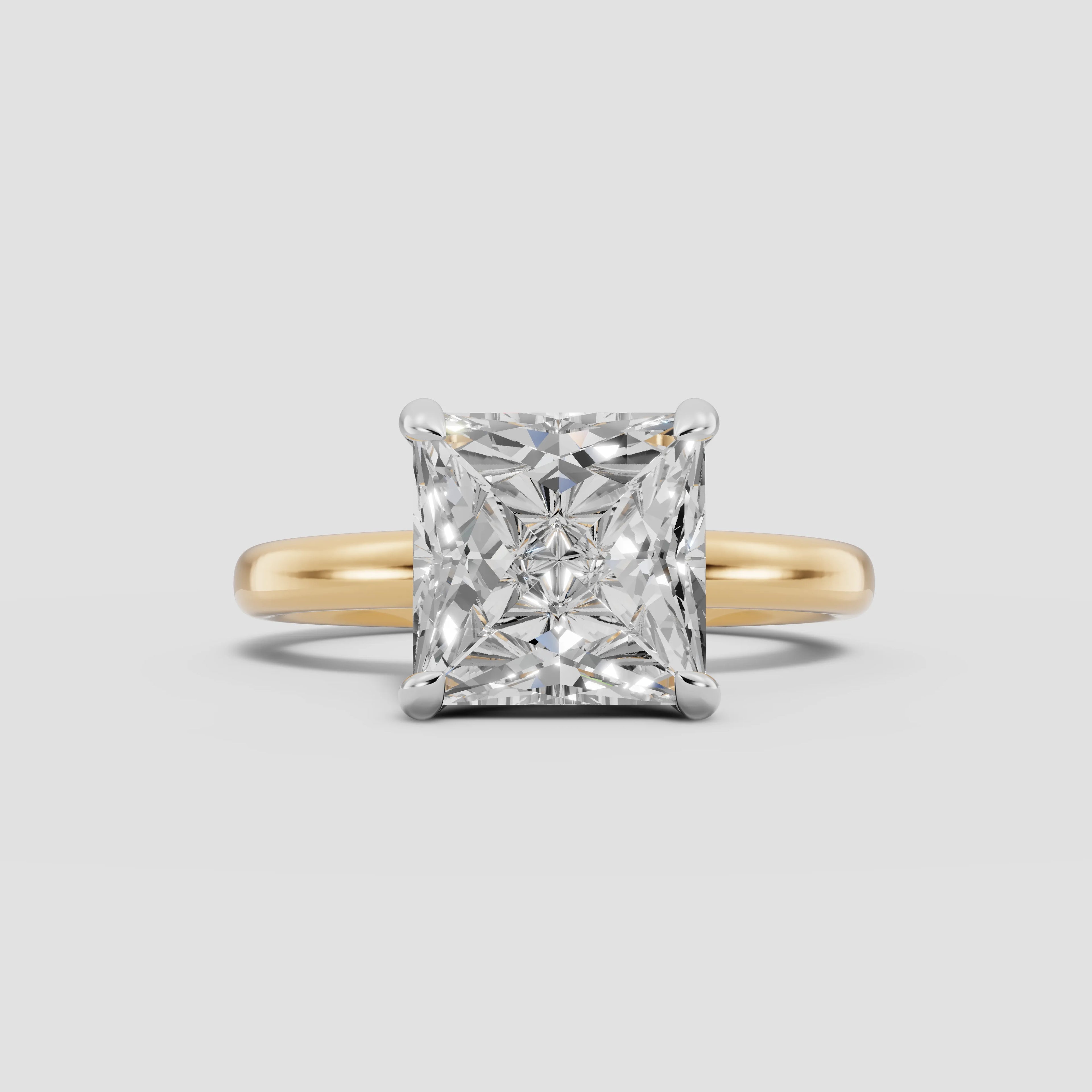 GAIA | Anillo solitario princesa