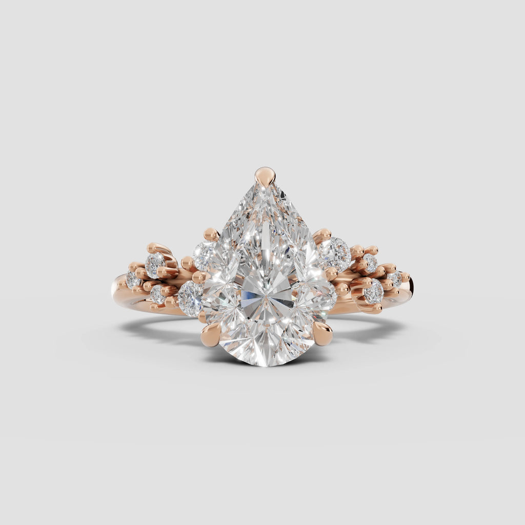 JASMINE | Anillo clúster pera