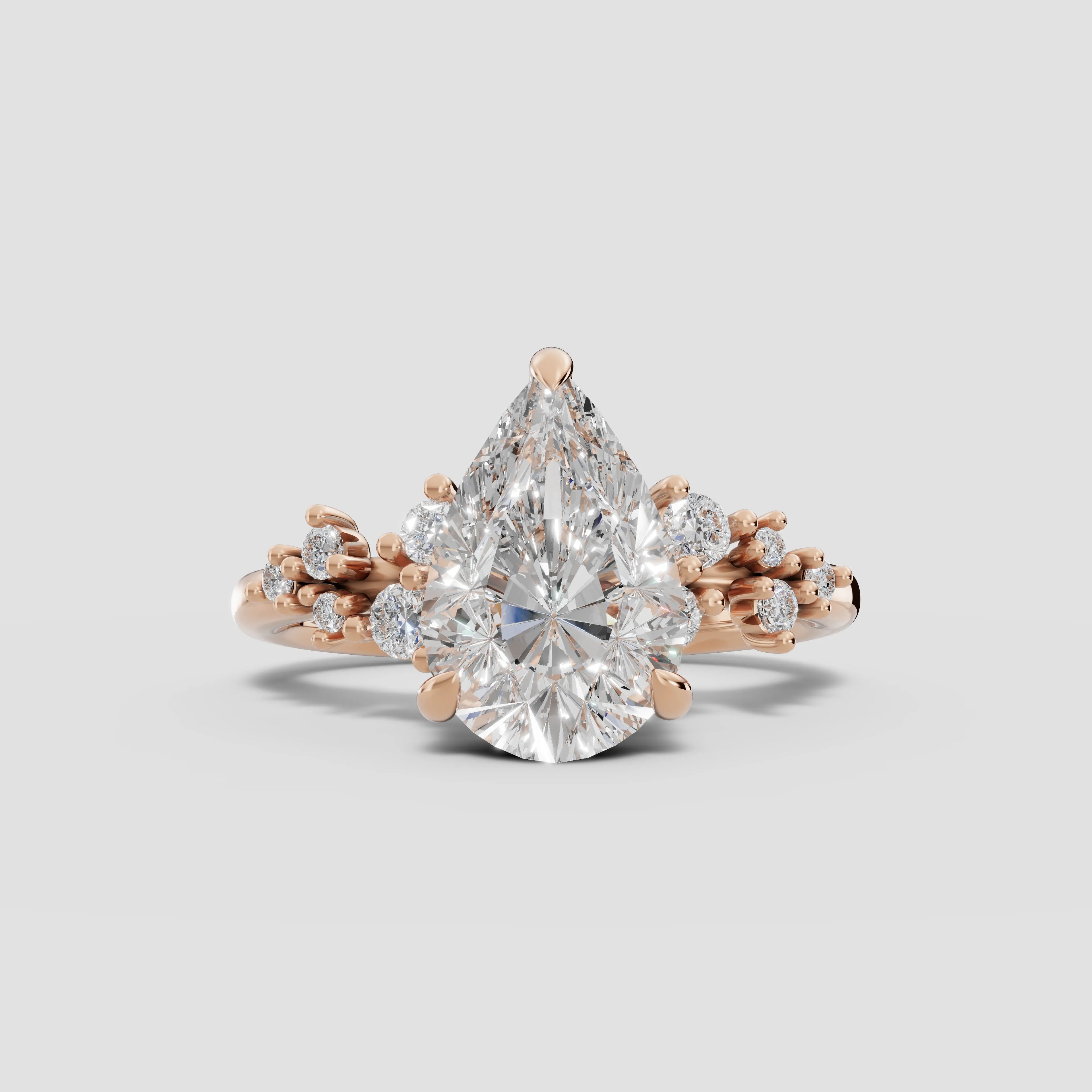 JASMINE | Anillo clúster pera