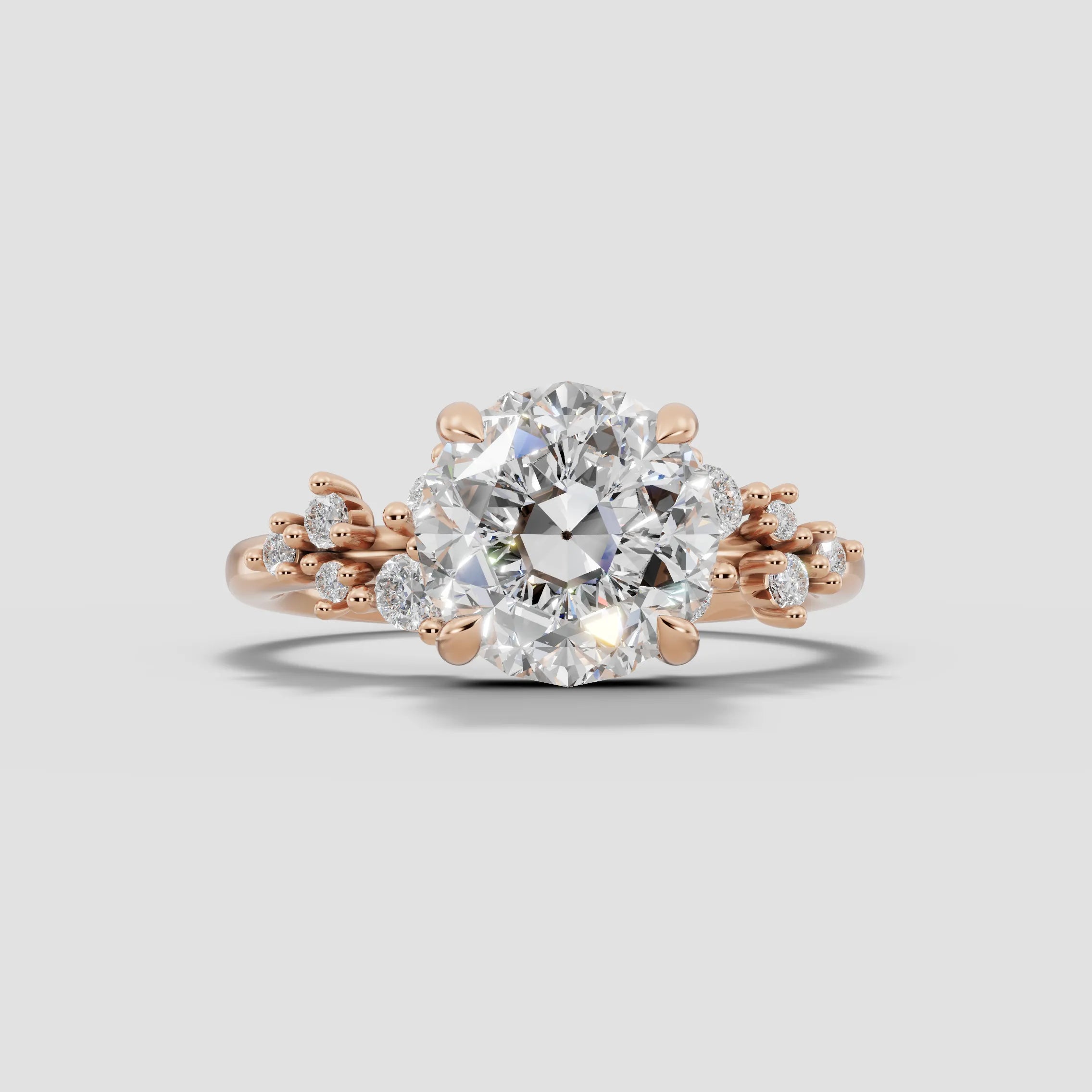 JASMINE | Anillo clúster brillante