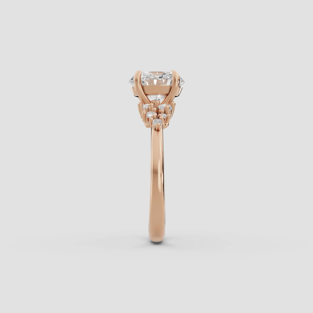 JASMINE | Anillo clúster oval
