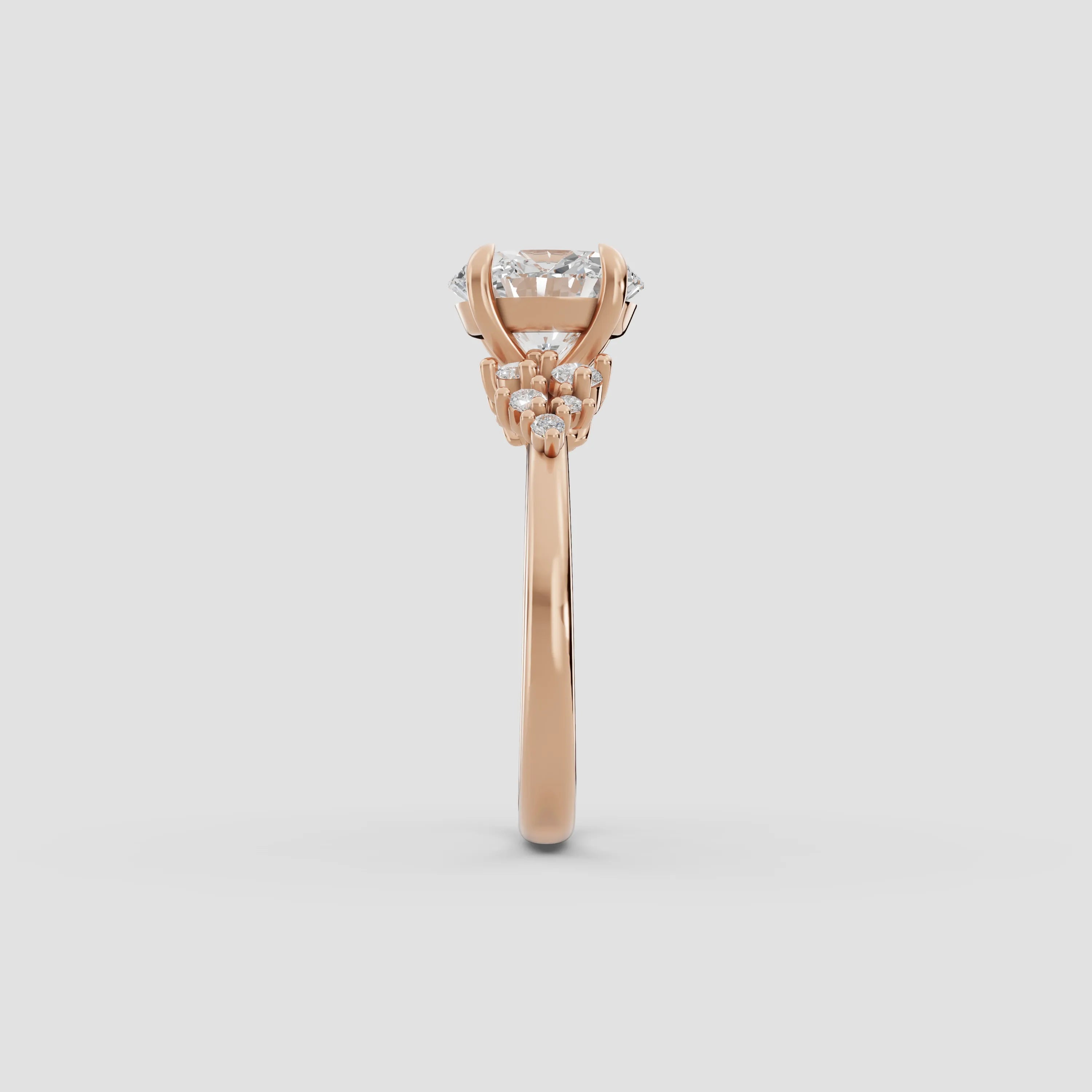 JASMINE | Anillo clúster oval