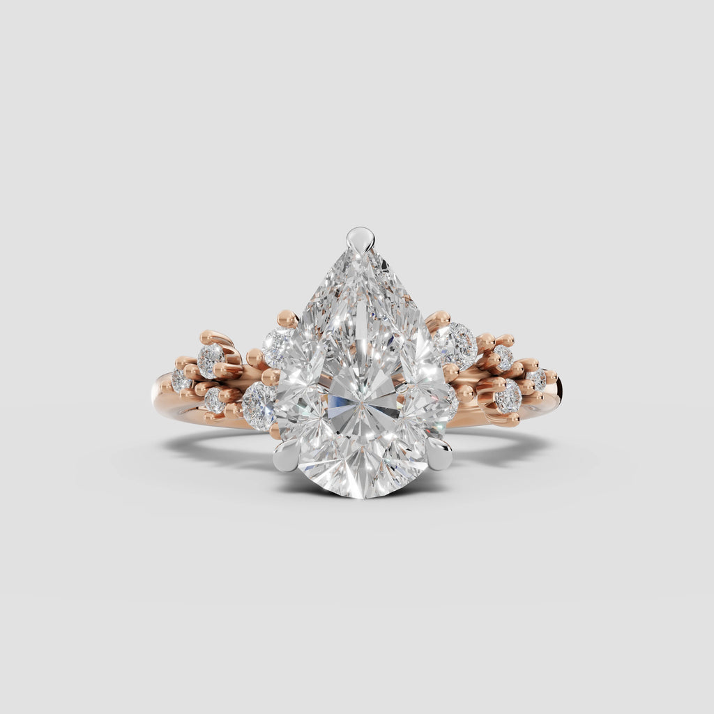 JASMINE | Anillo clúster pera