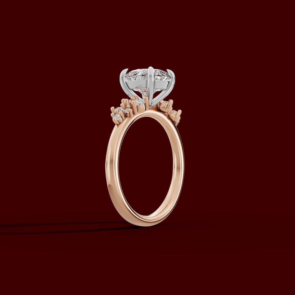 JASMINE | Anillo clúster brillante
