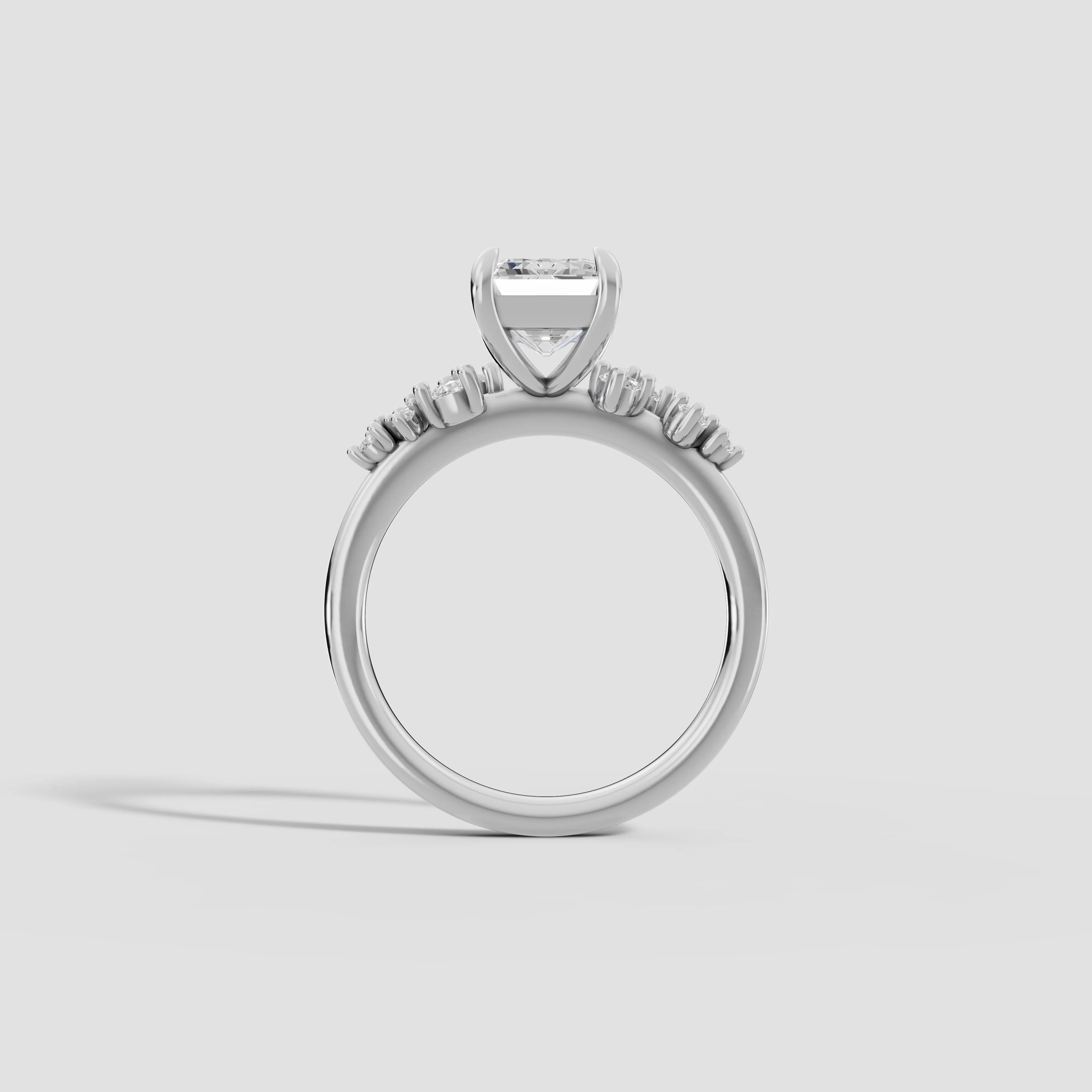 JASMINE | Anillo clúster esmeralda