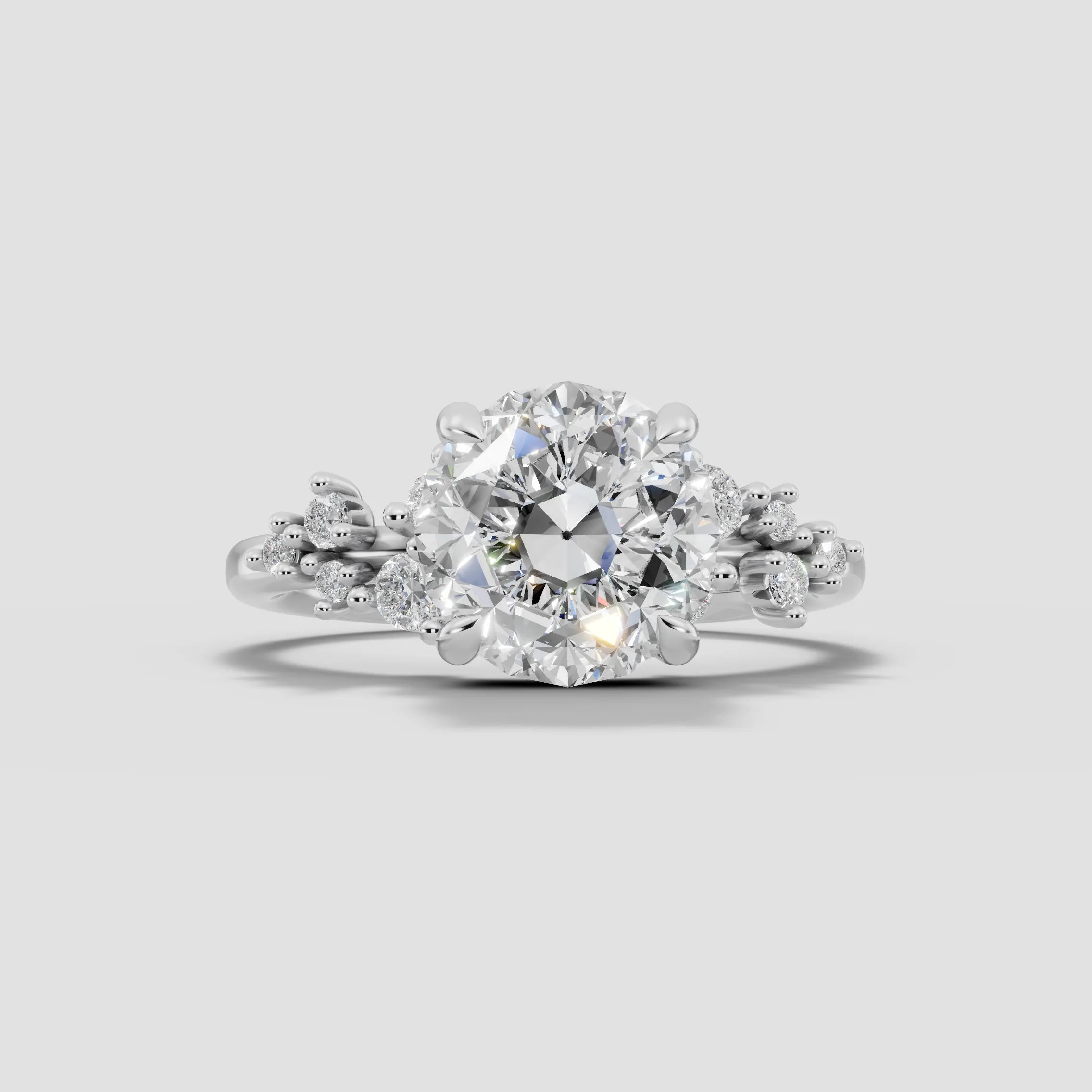 JASMINE | Anillo clúster brillante