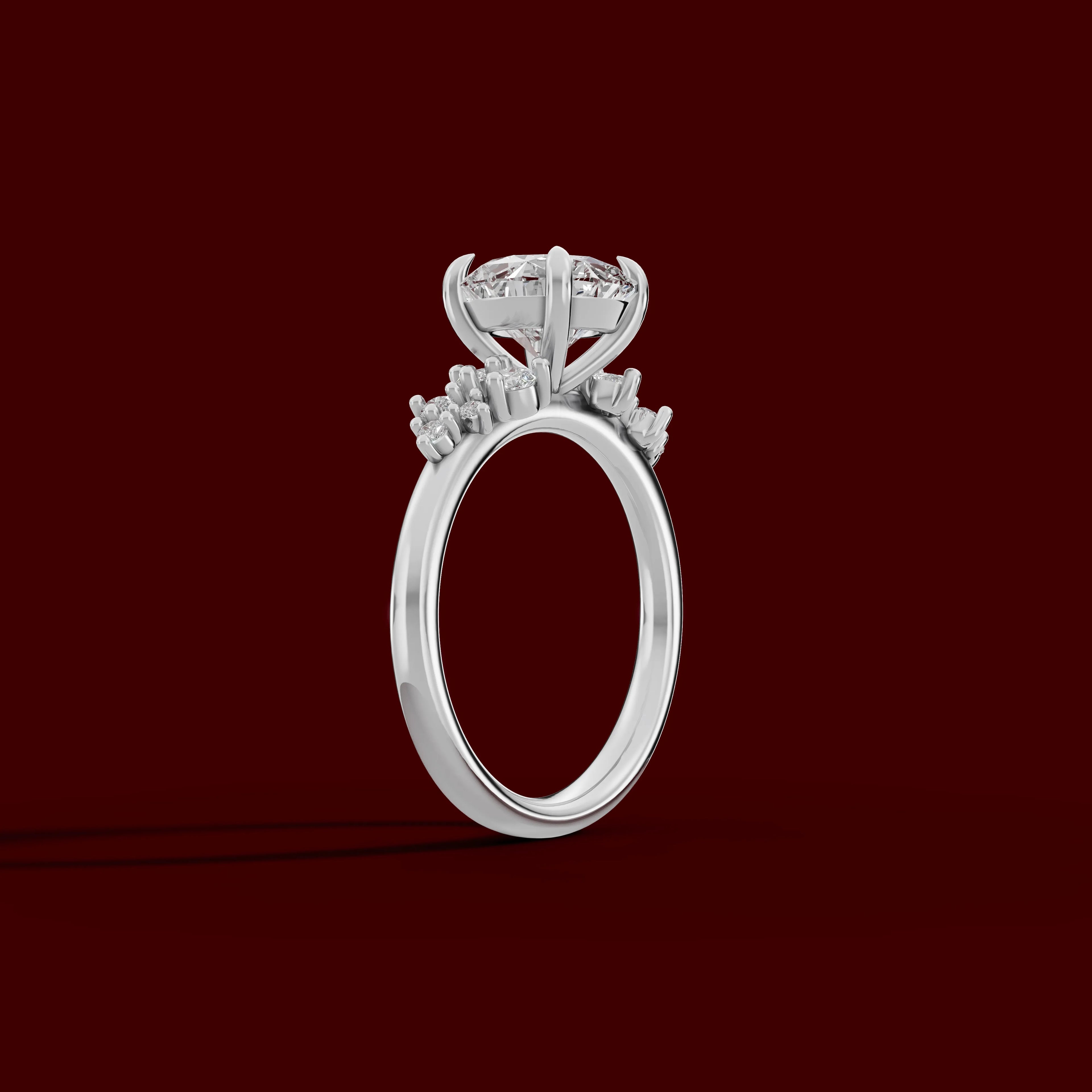 JASMINE | Anillo clúster brillante