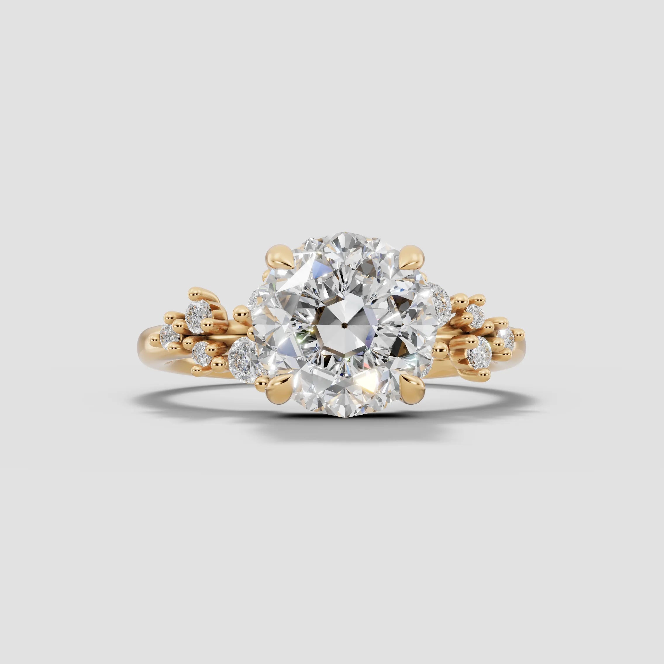 JASMINE | Anillo clúster brillante
