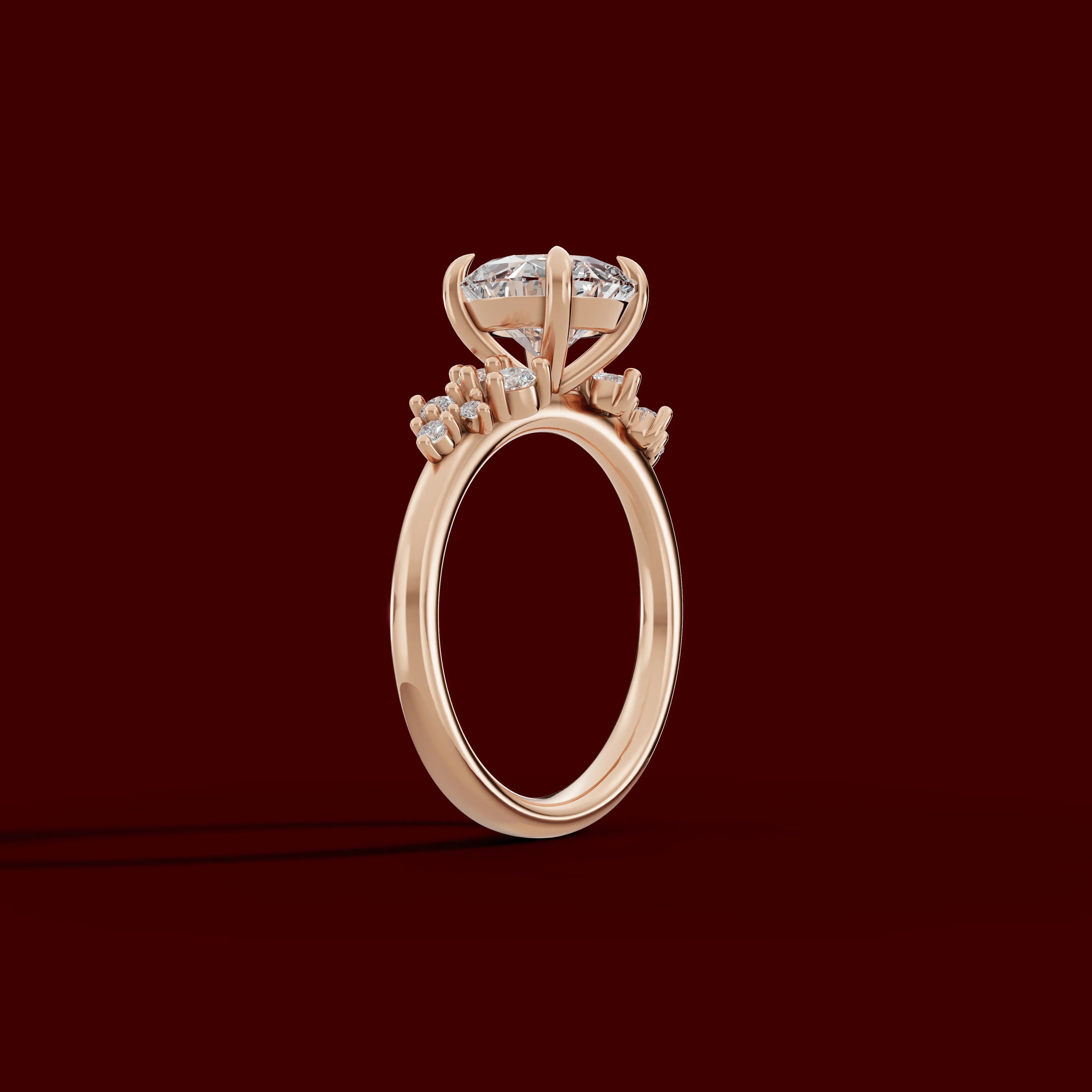 JASMINE | Anillo clúster brillante
