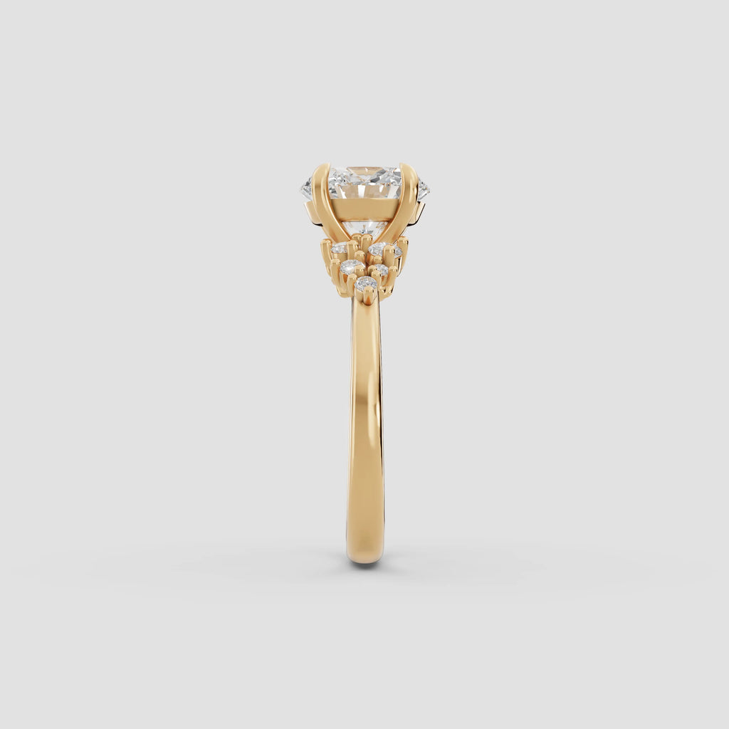 JASMINE | Anillo clúster oval