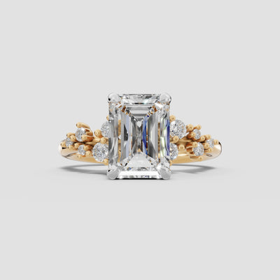 JASMINE | Anillo clúster esmeralda