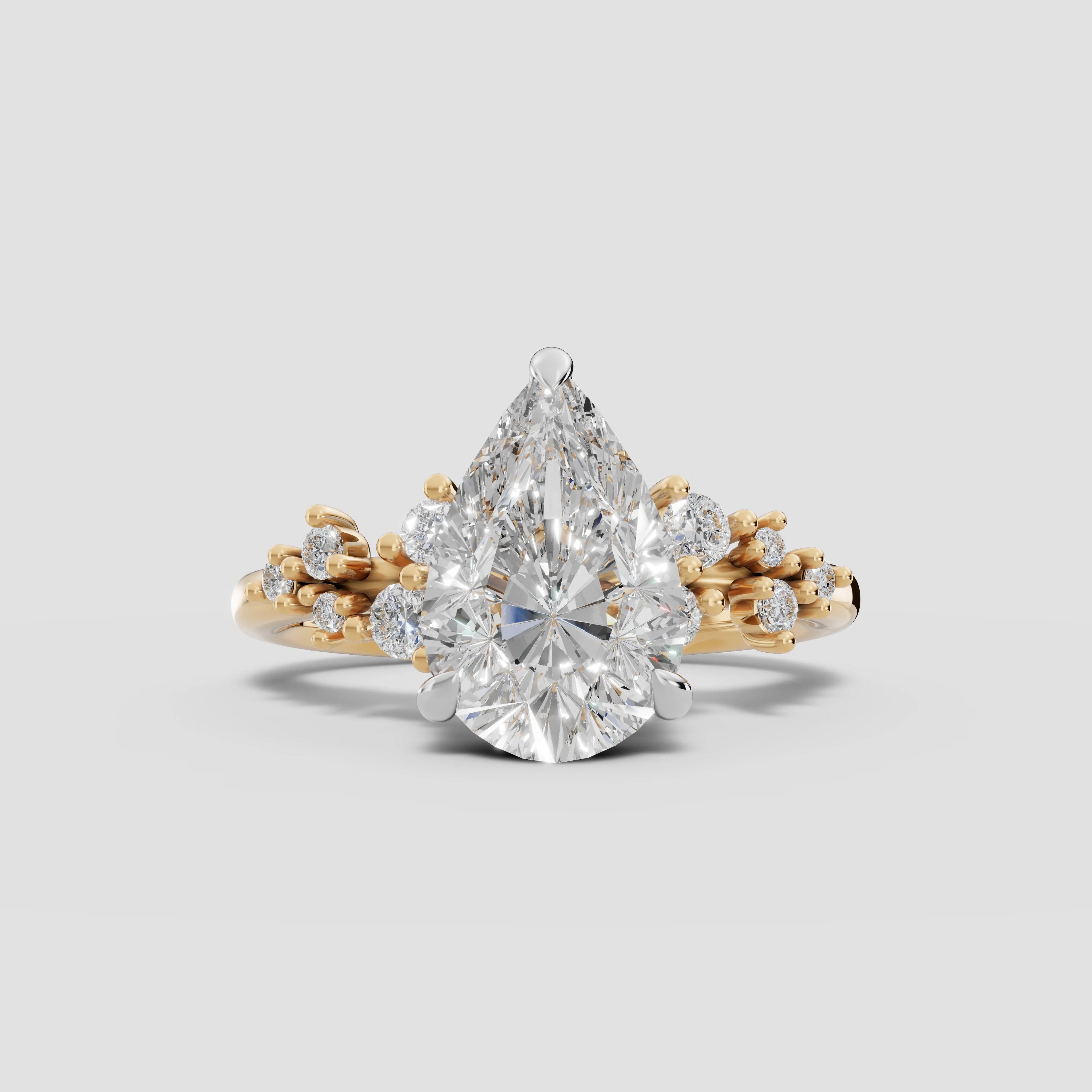 JASMINE | Anillo clúster pera
