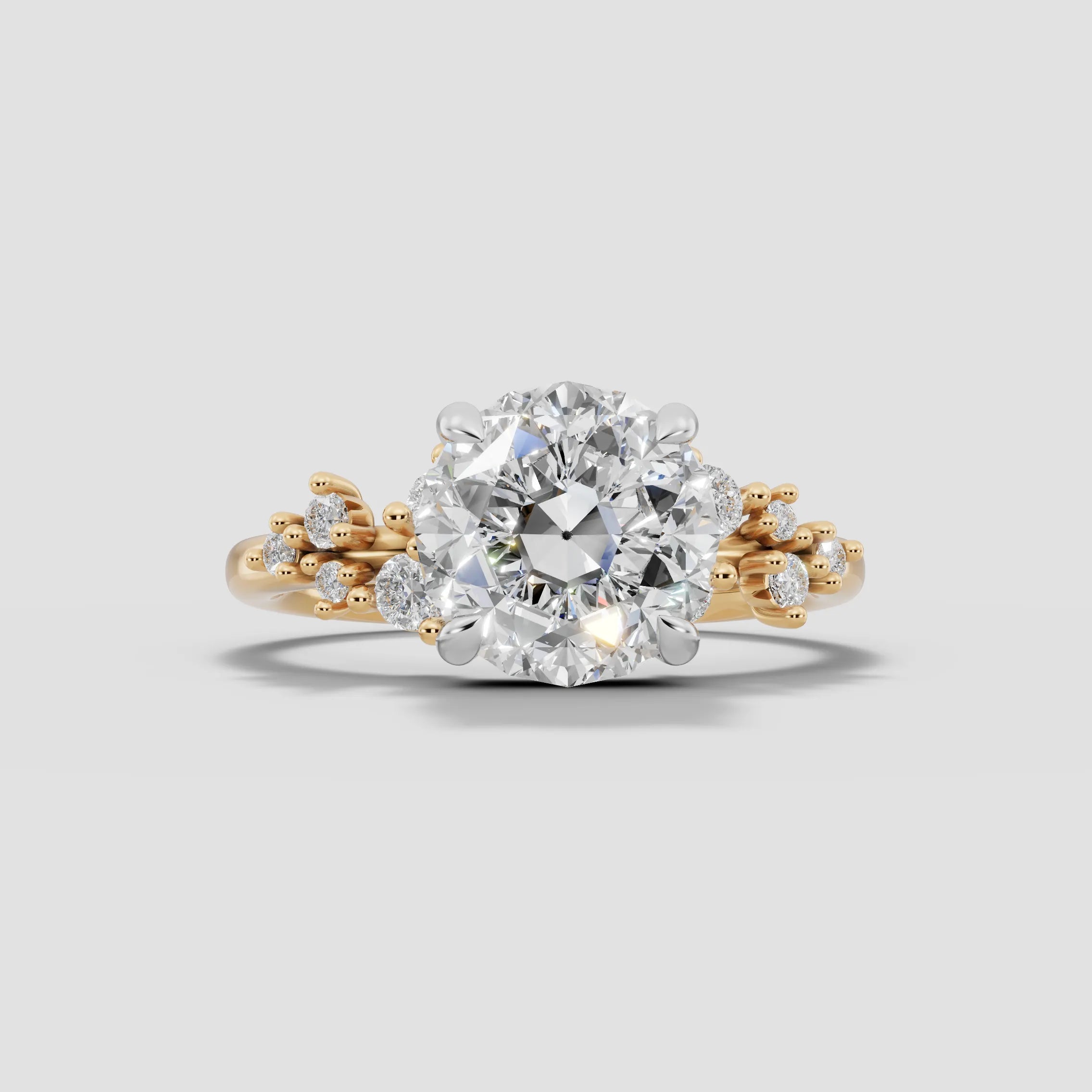 JASMINE | Anillo clúster brillante