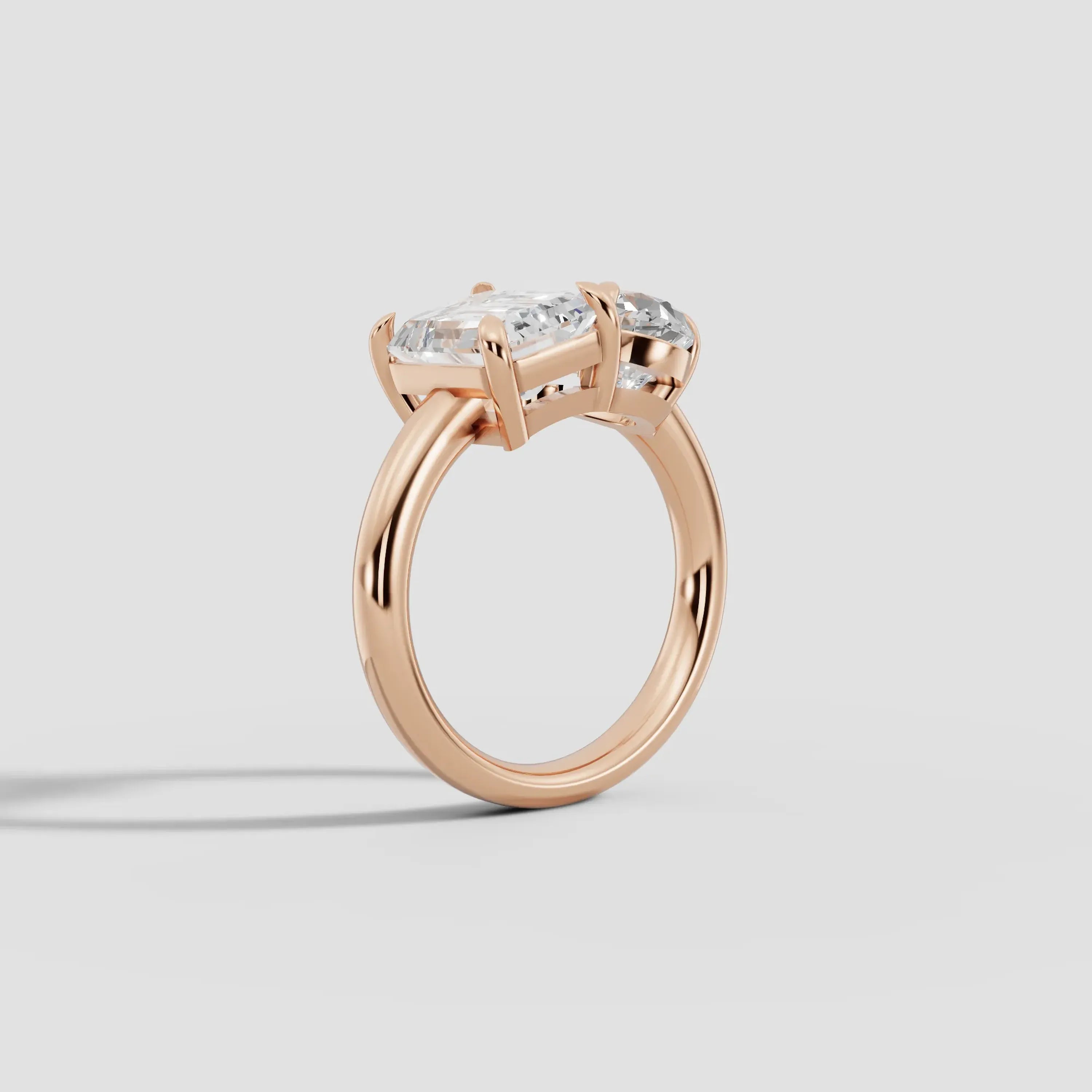 ROMEO&JULIET | Anillo moi et toi pera y esmeralda