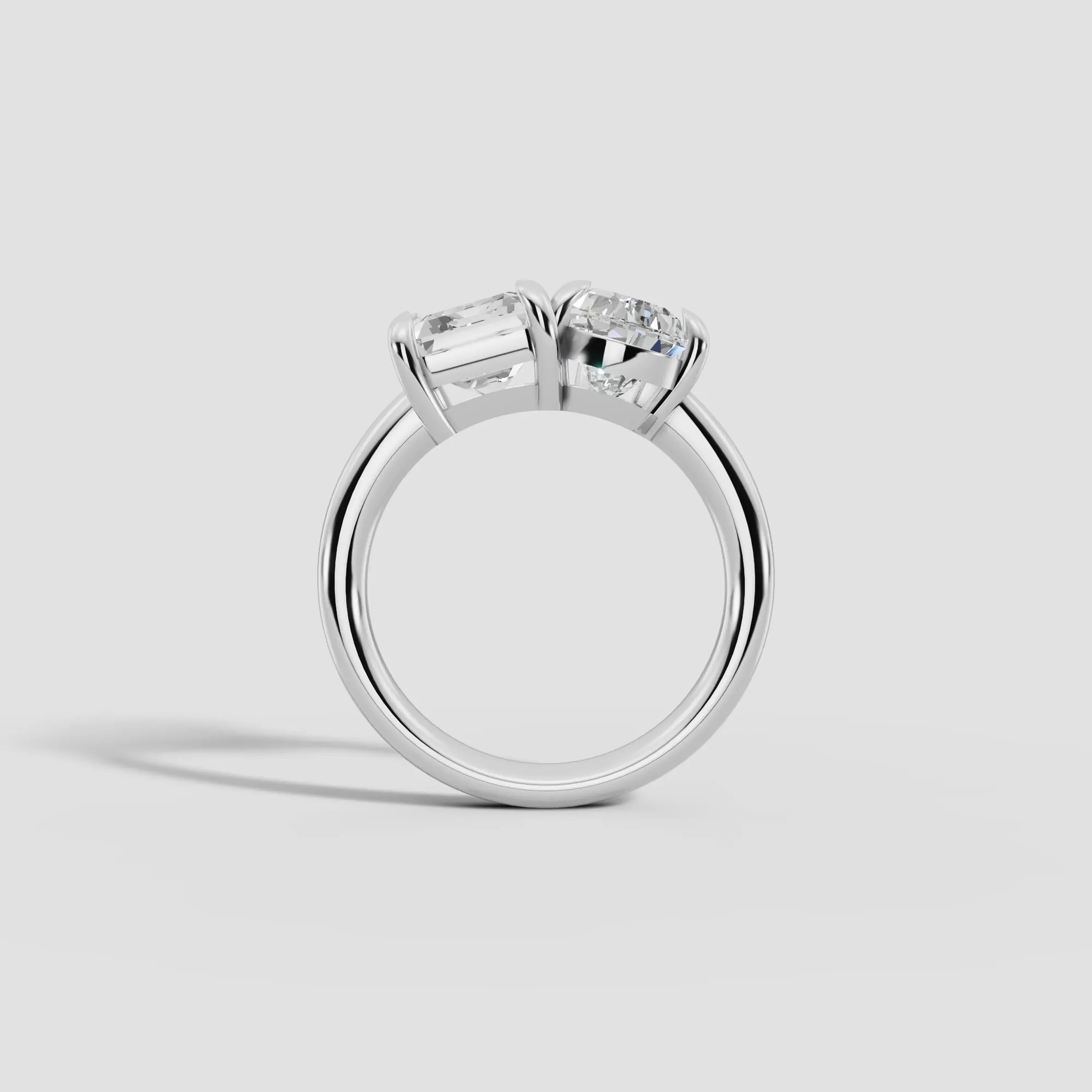 ROMEO&JULIET | Anillo moi et toi pera y esmeralda