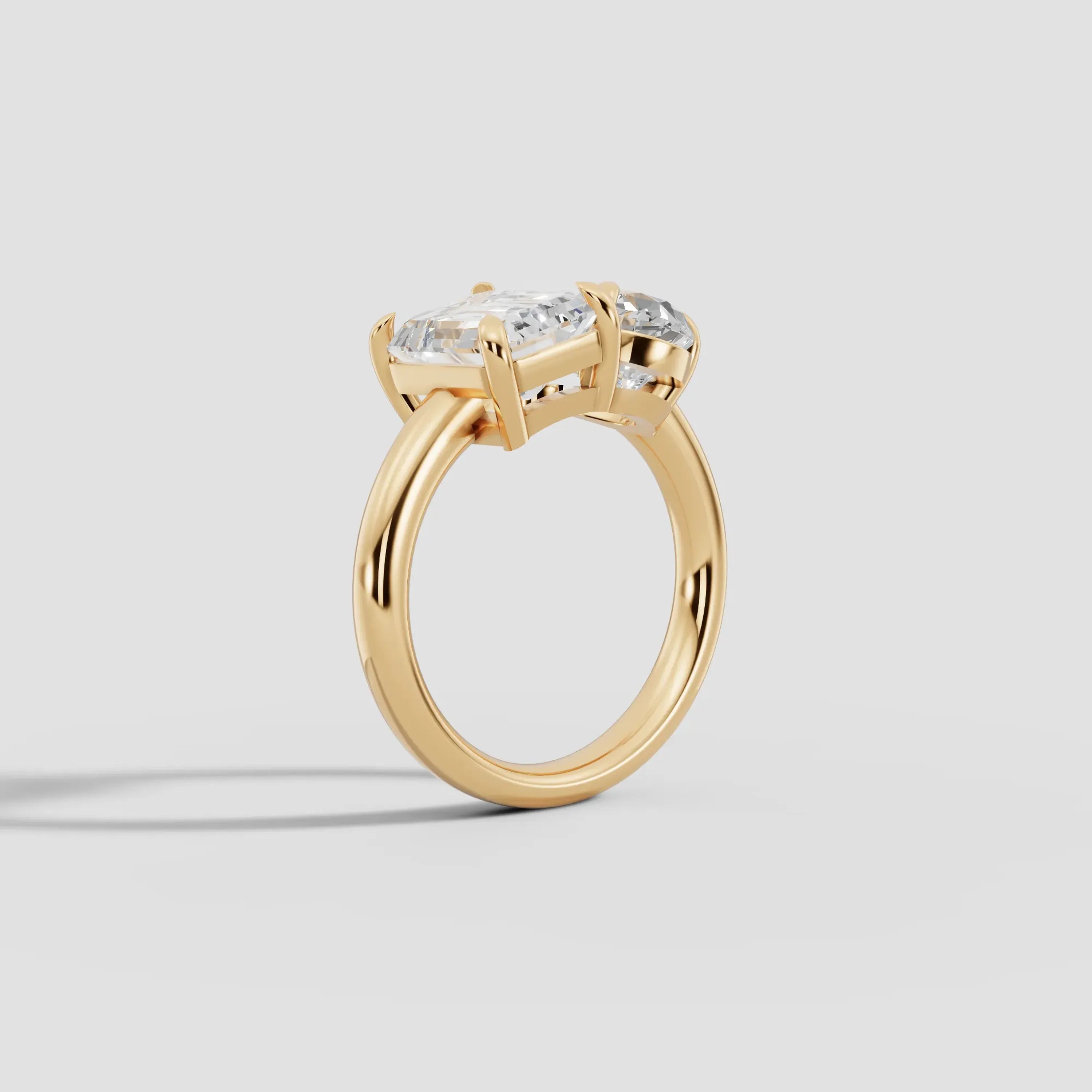 ROMEO&JULIET | Anillo moi et toi pera y esmeralda