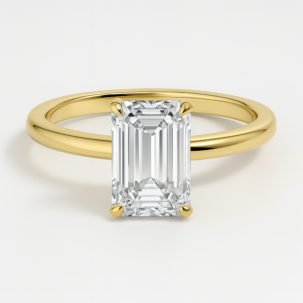 GAIA | Anillo solitario esmeralda