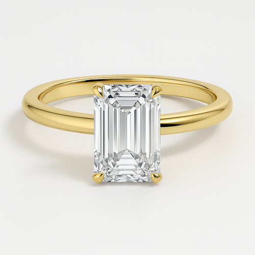 GAIA | Anillo solitario esmeralda