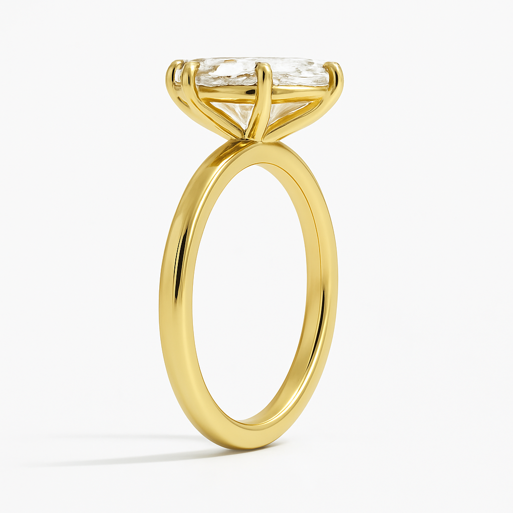 GAIA | Anillo solitario marquesa