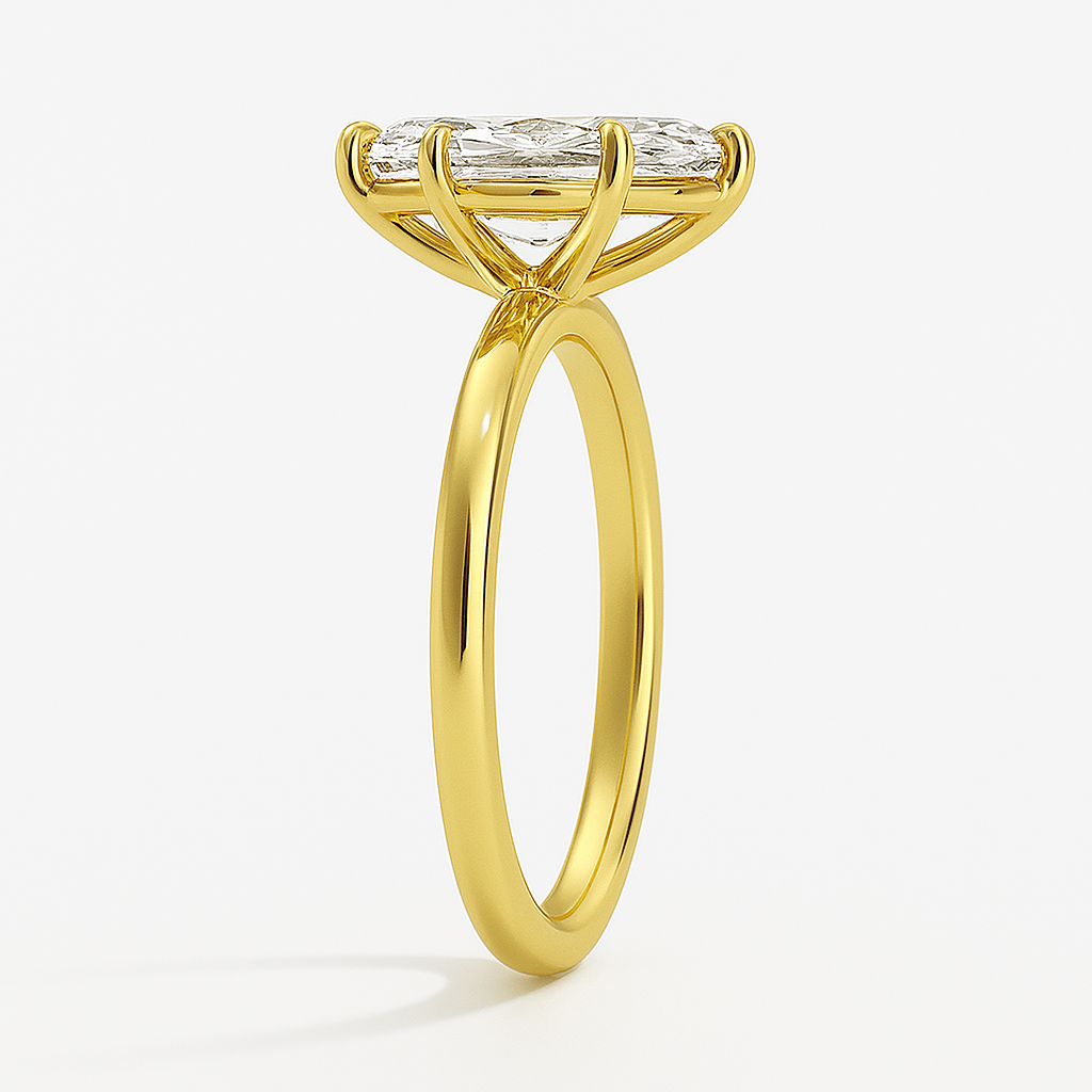 GAIA | Anillo solitario marquesa