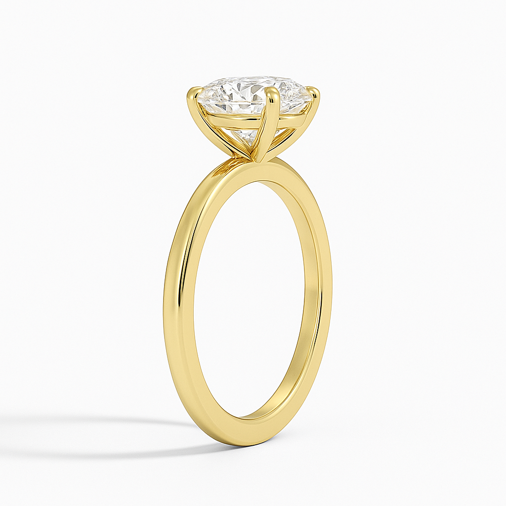 GAIA | Anillo solitario cojín