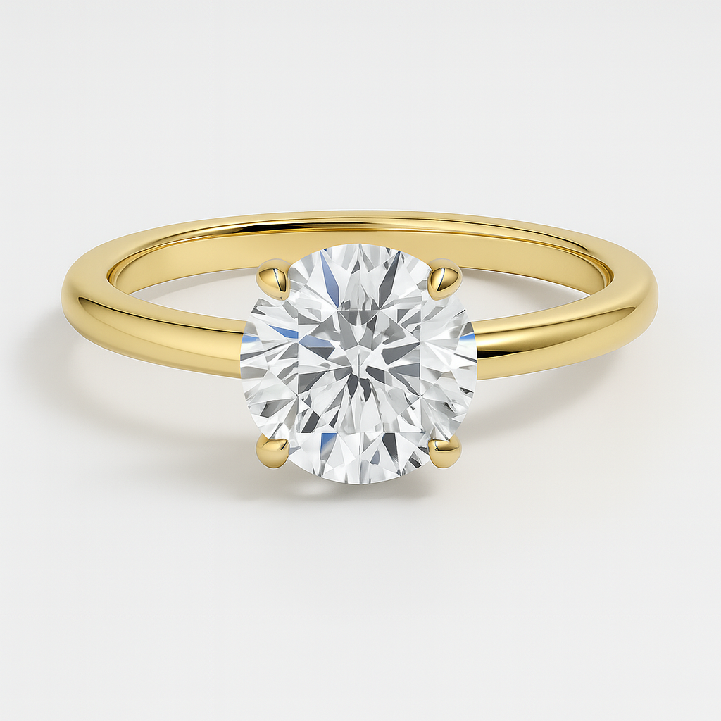 GAIA | Anillo solitario brillante